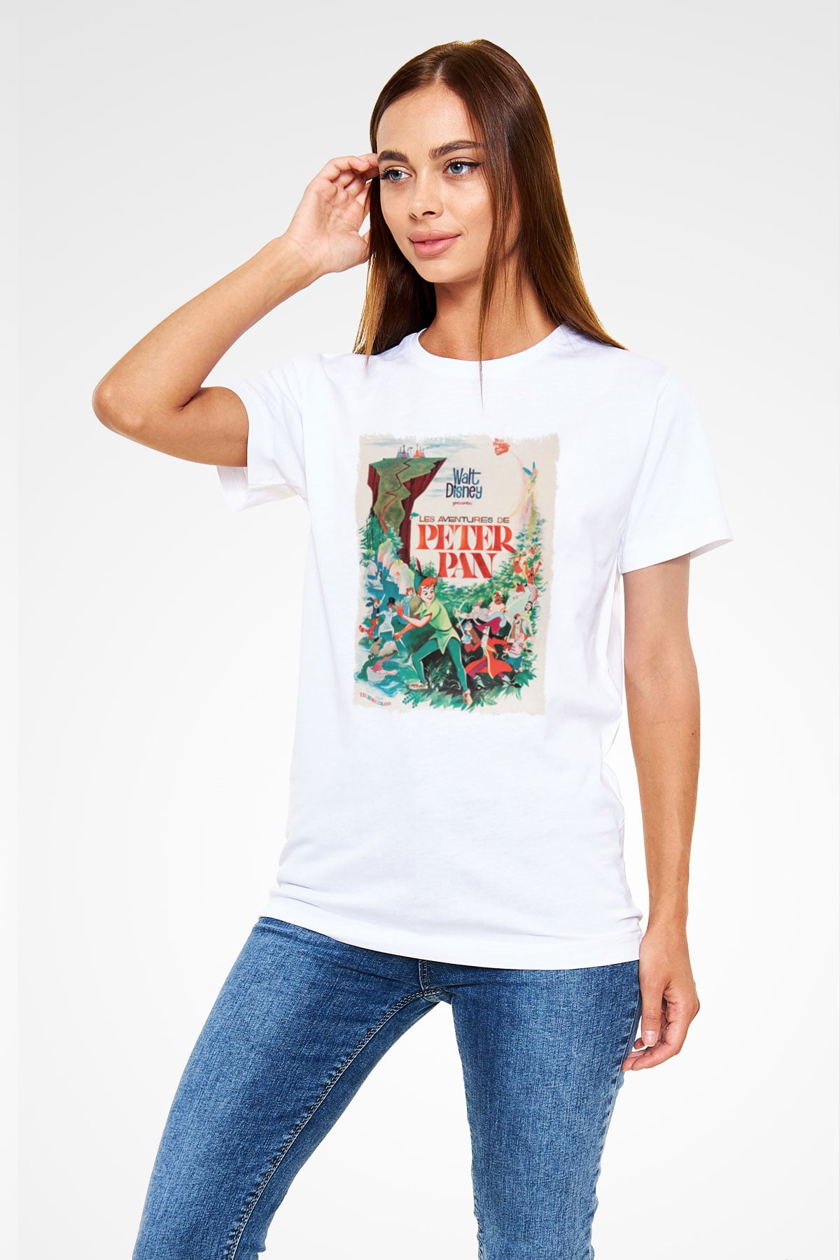 Peter Pan Beyaz Unisex Tişört T-Shirt