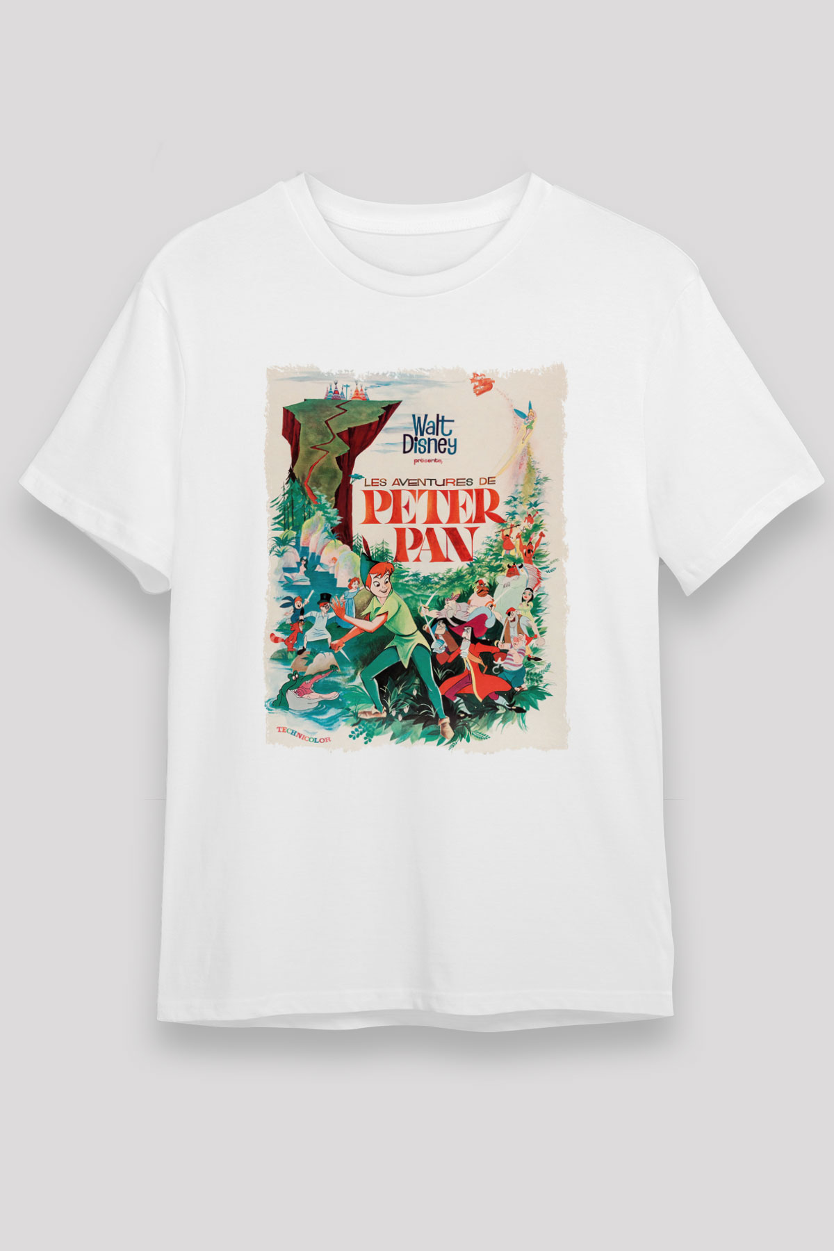 Peter Pan Beyaz Unisex Tişört T-Shirt