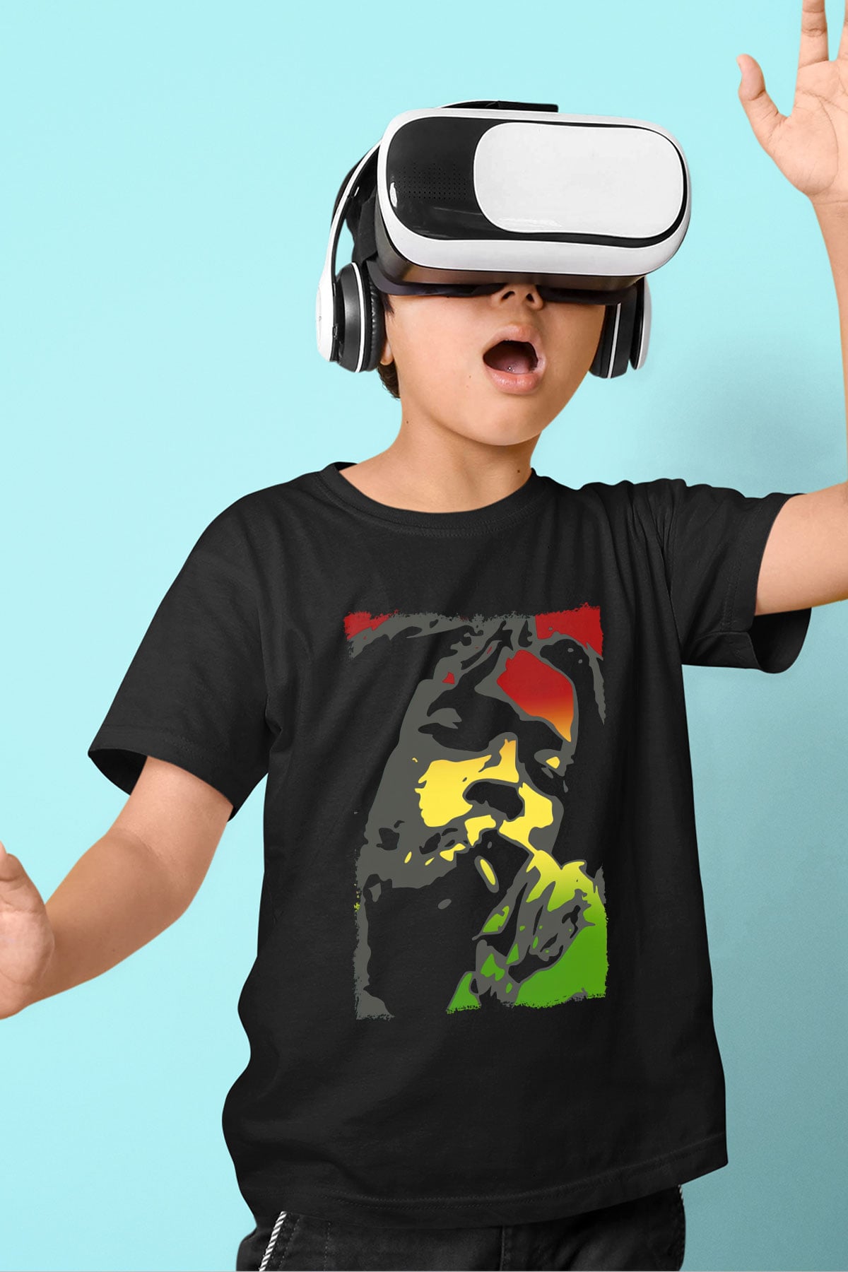 Peter Tosh Siyah Unisex Çocuk Tişört