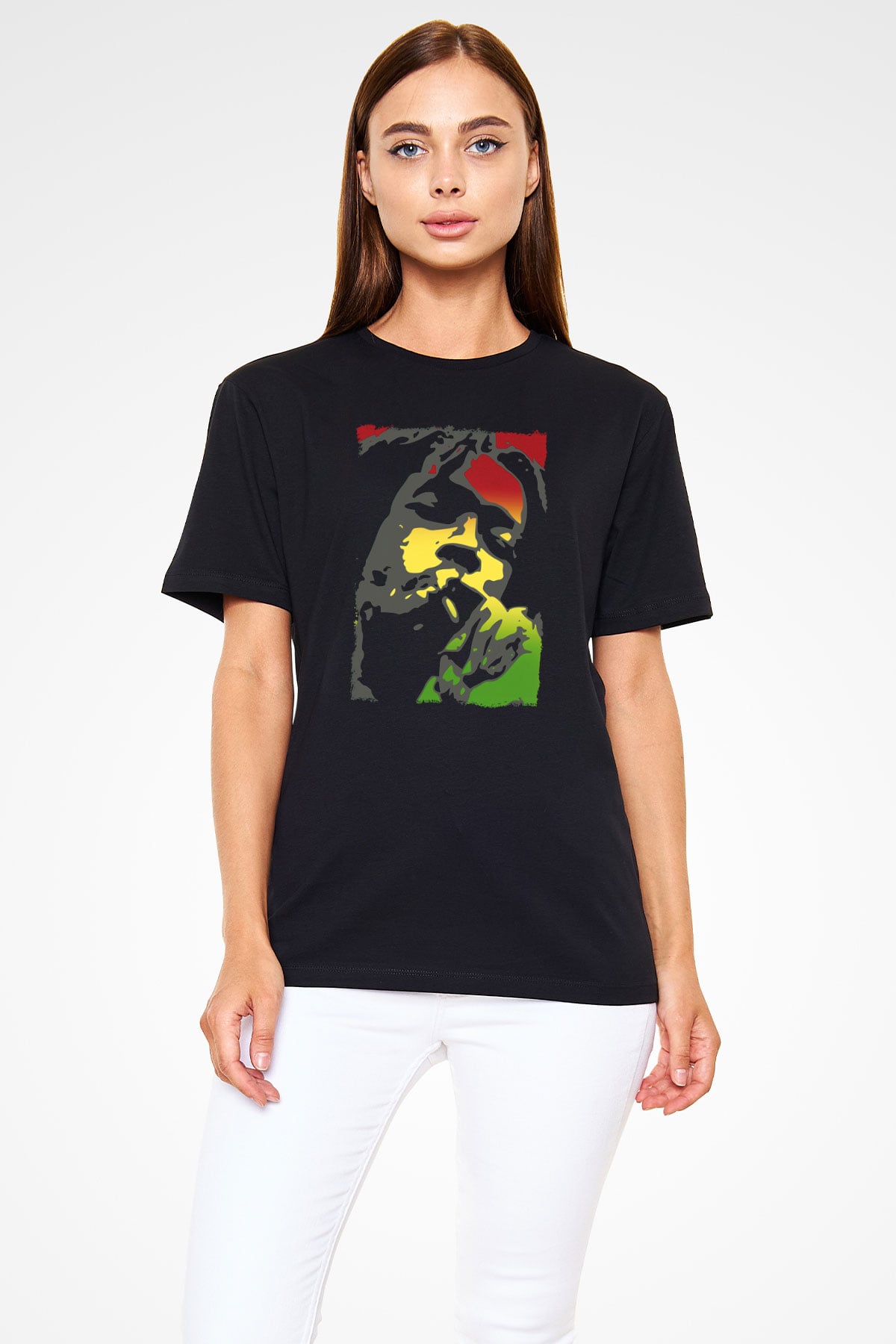 Peter Tosh Siyah Unisex Tişört T-Shirt - TişörtFabrikası