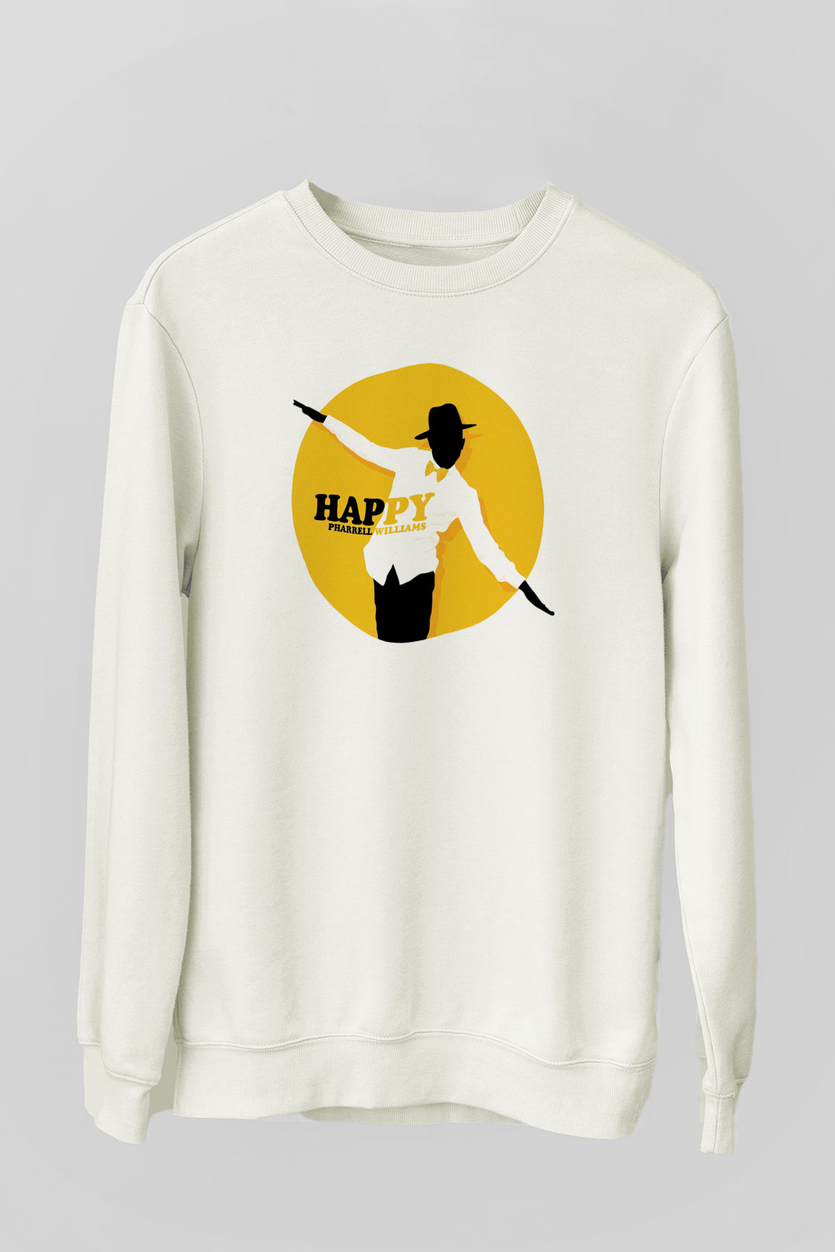 Pharrel Williams Beyaz Unisex Sweatshirt