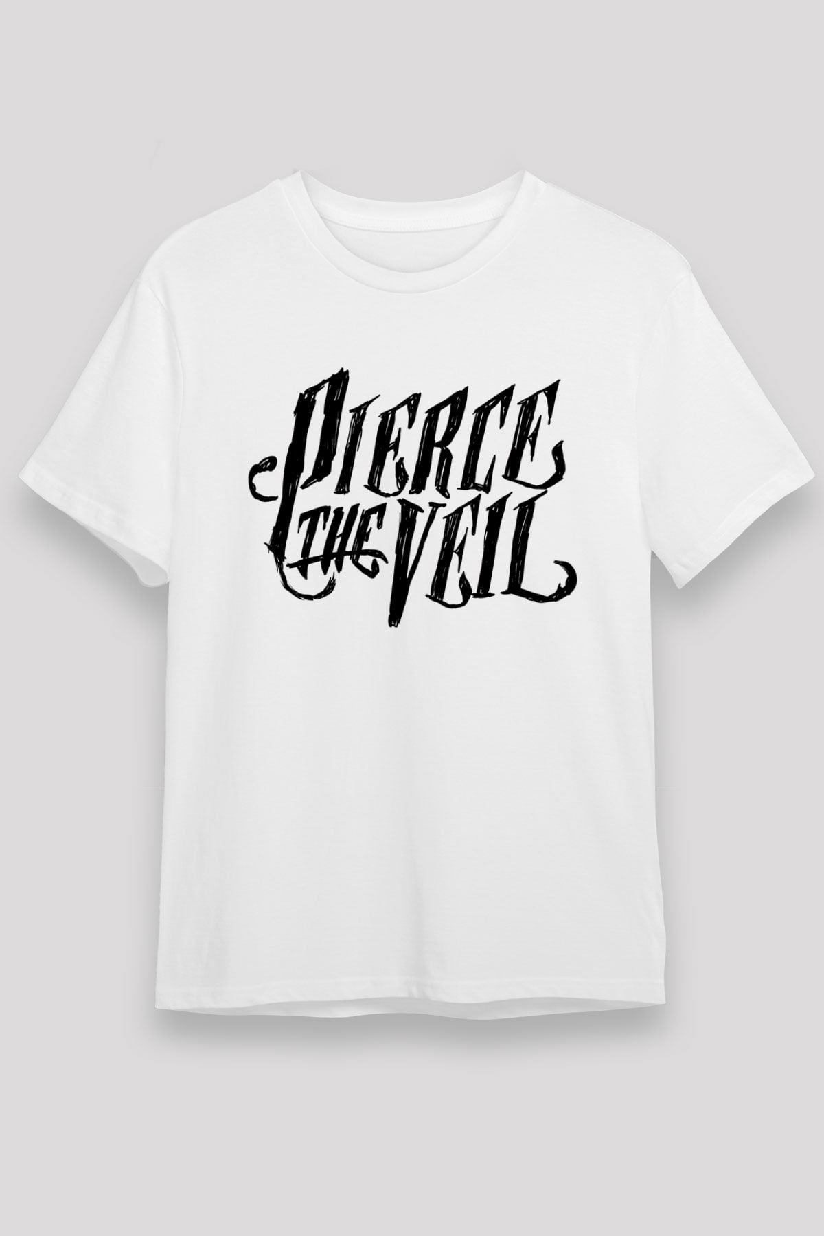 Pierce the Veil Beyaz Unisex Tişört T-Shirt - TişörtFabrikası