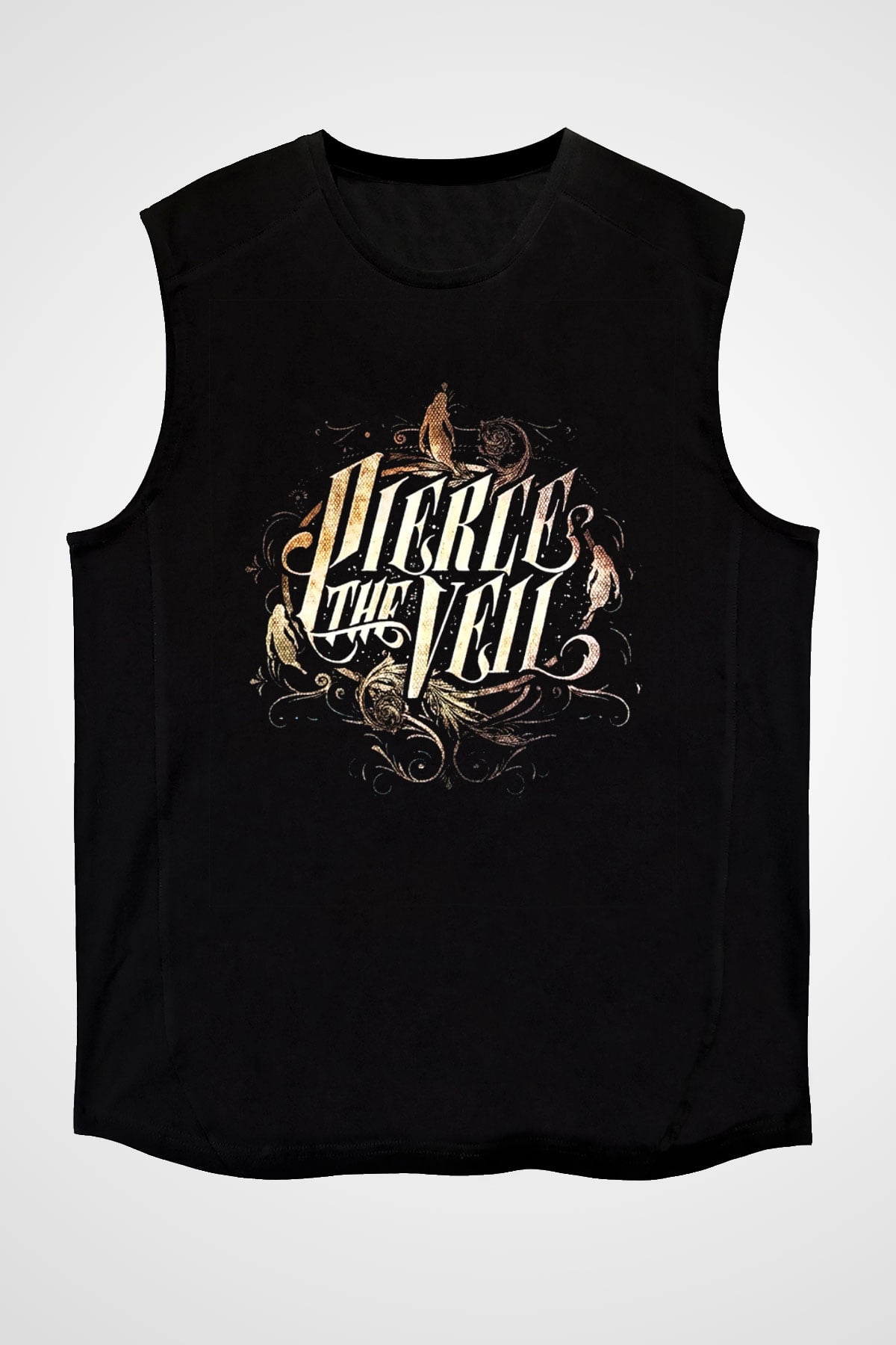 Pierce the Veil Siyah Unisex Kolsuz Tişört