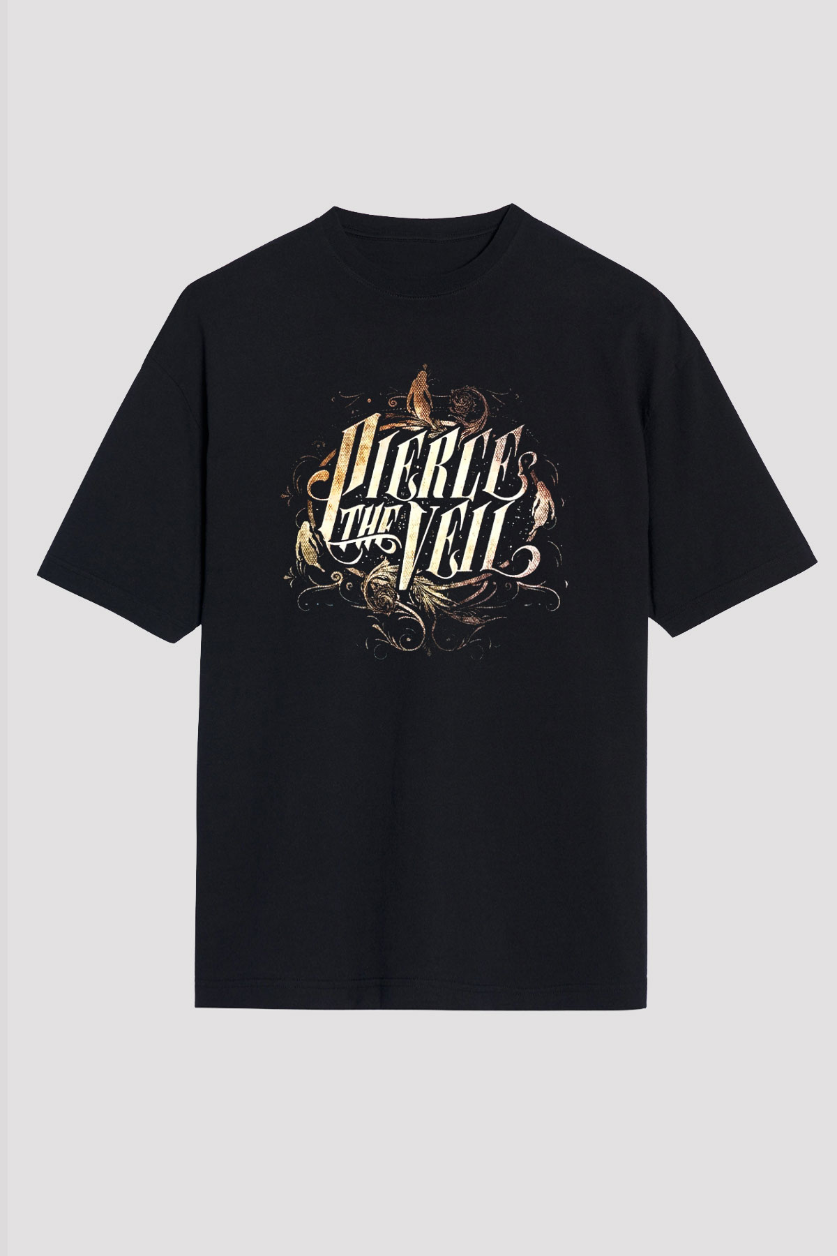 Pierce the Veil Siyah Unisex Oversize Tişört T-Shirt