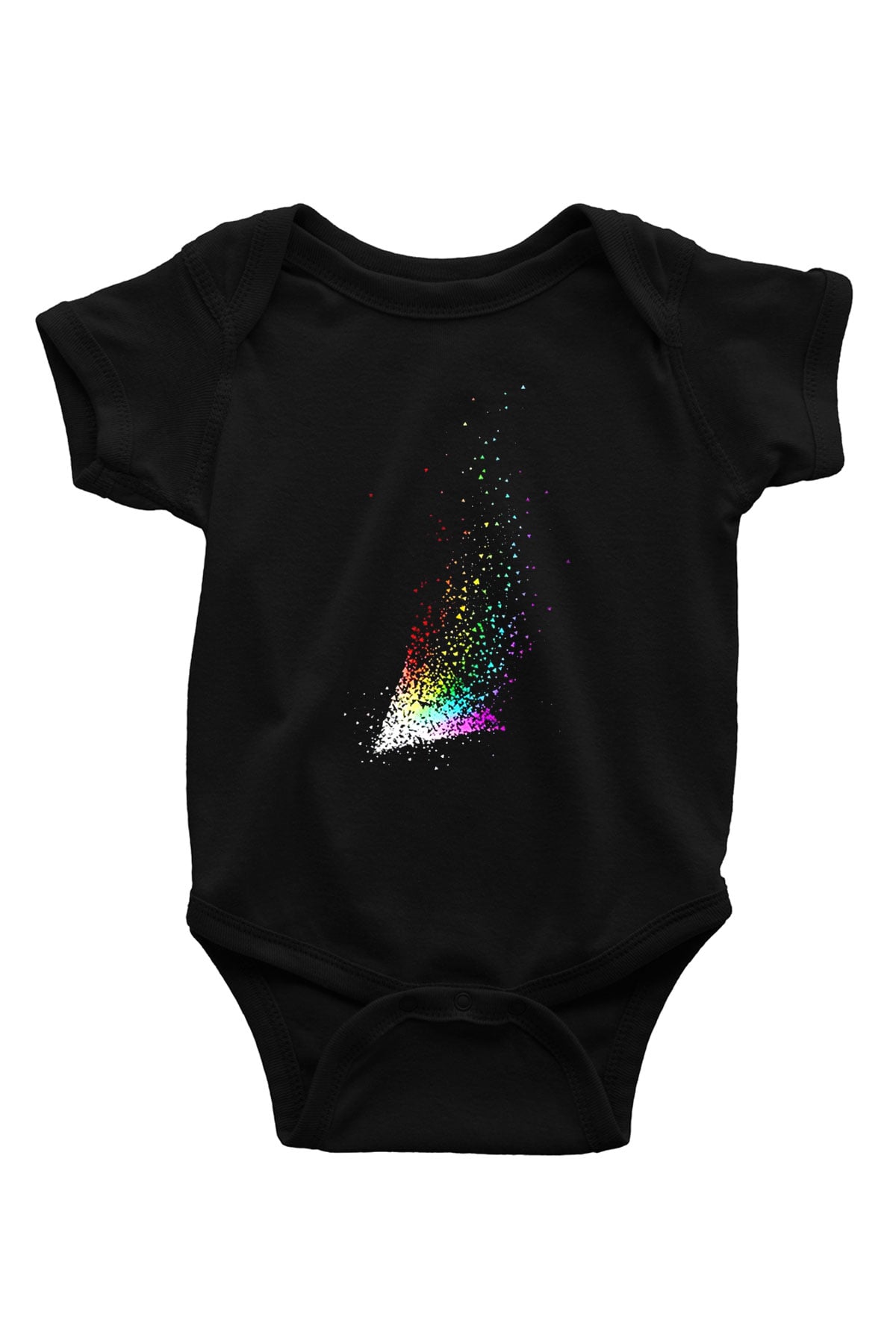 Pink Floyd Baskılı Siyah Bebek Body - Zıbın