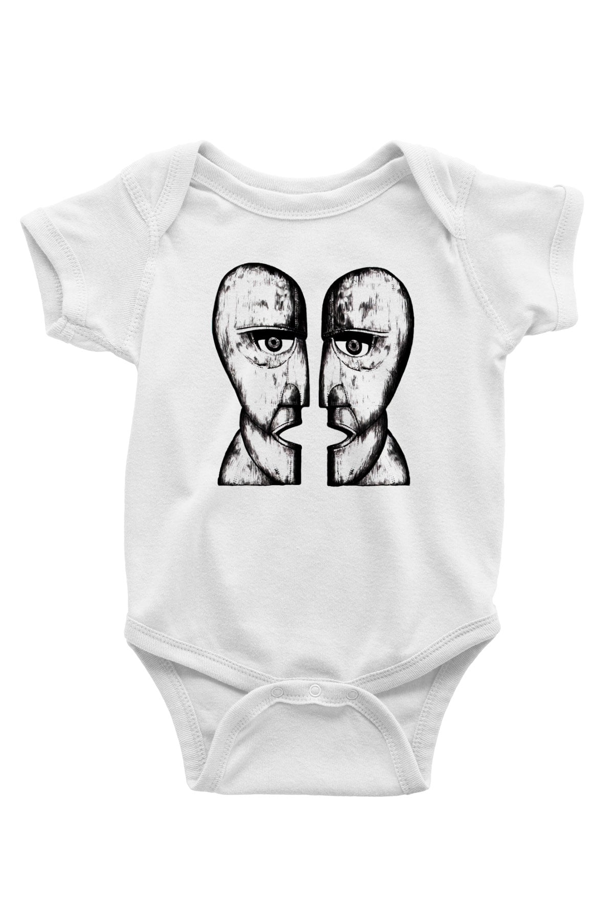 Pink Floyd Beyaz Bebek Body - Zıbın