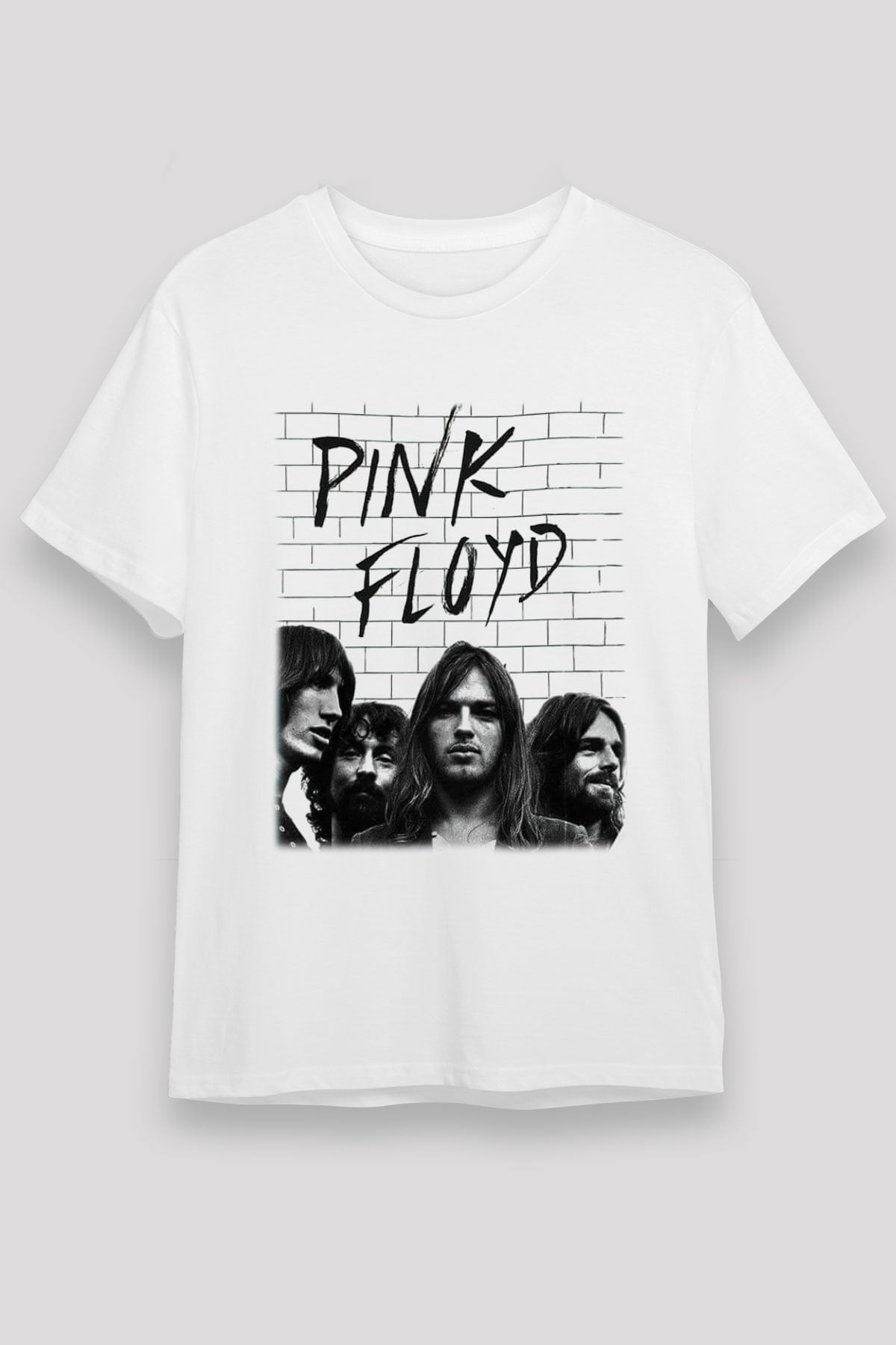 Pink Floyd Beyaz Unisex Tişört T-Shirt - TişörtFabrikası