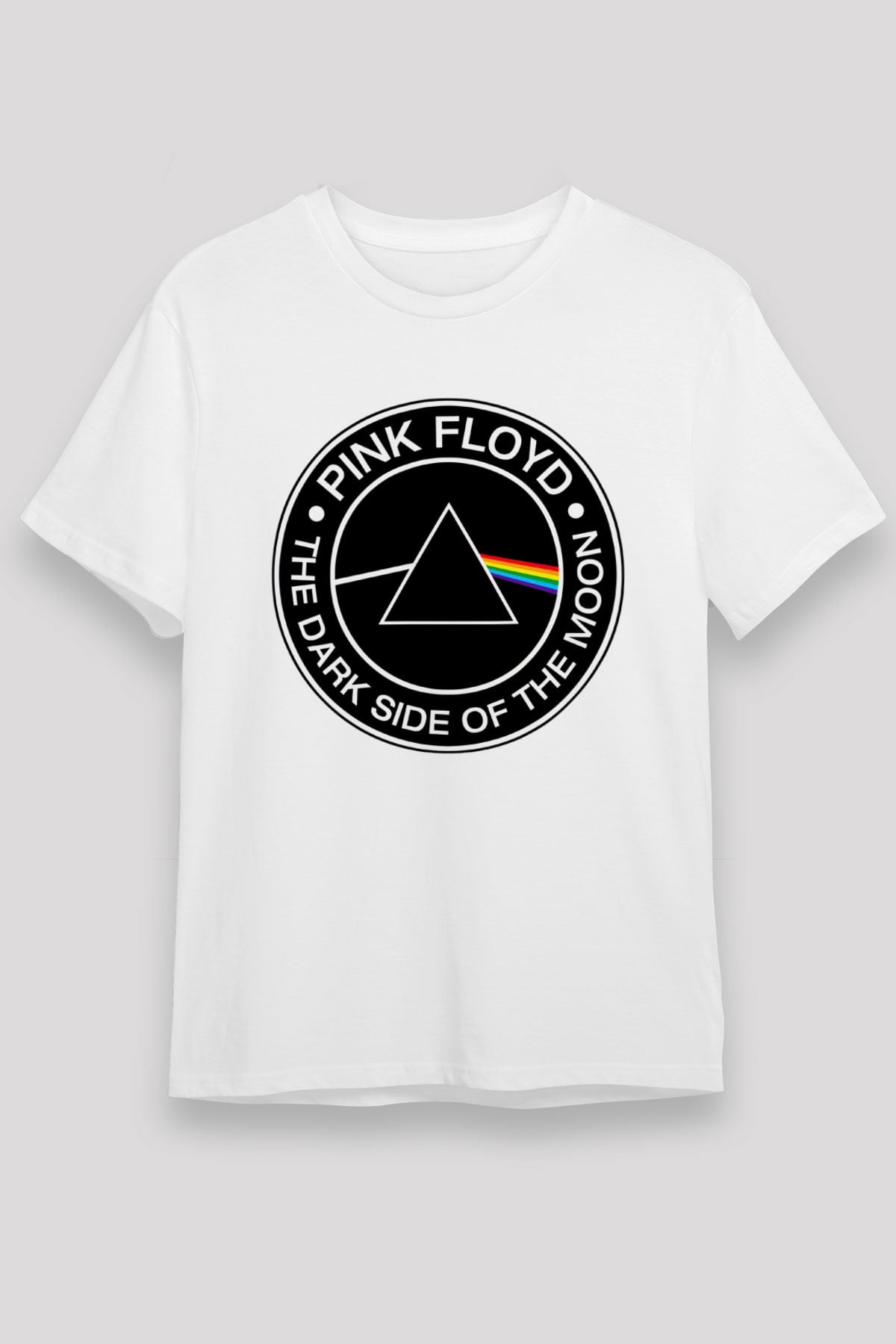 Pink Floyd Beyaz Unisex Tişört T-Shirt - TişörtFabrikası