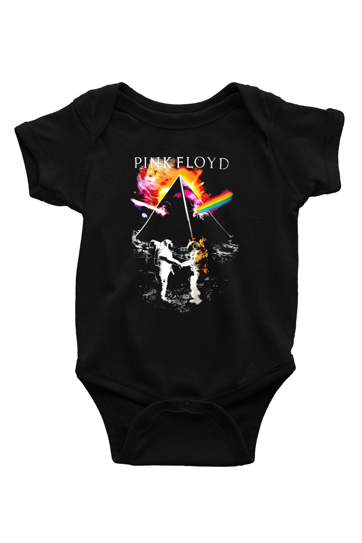 Pink Floyd Siyah Bebek Body - Zıbın