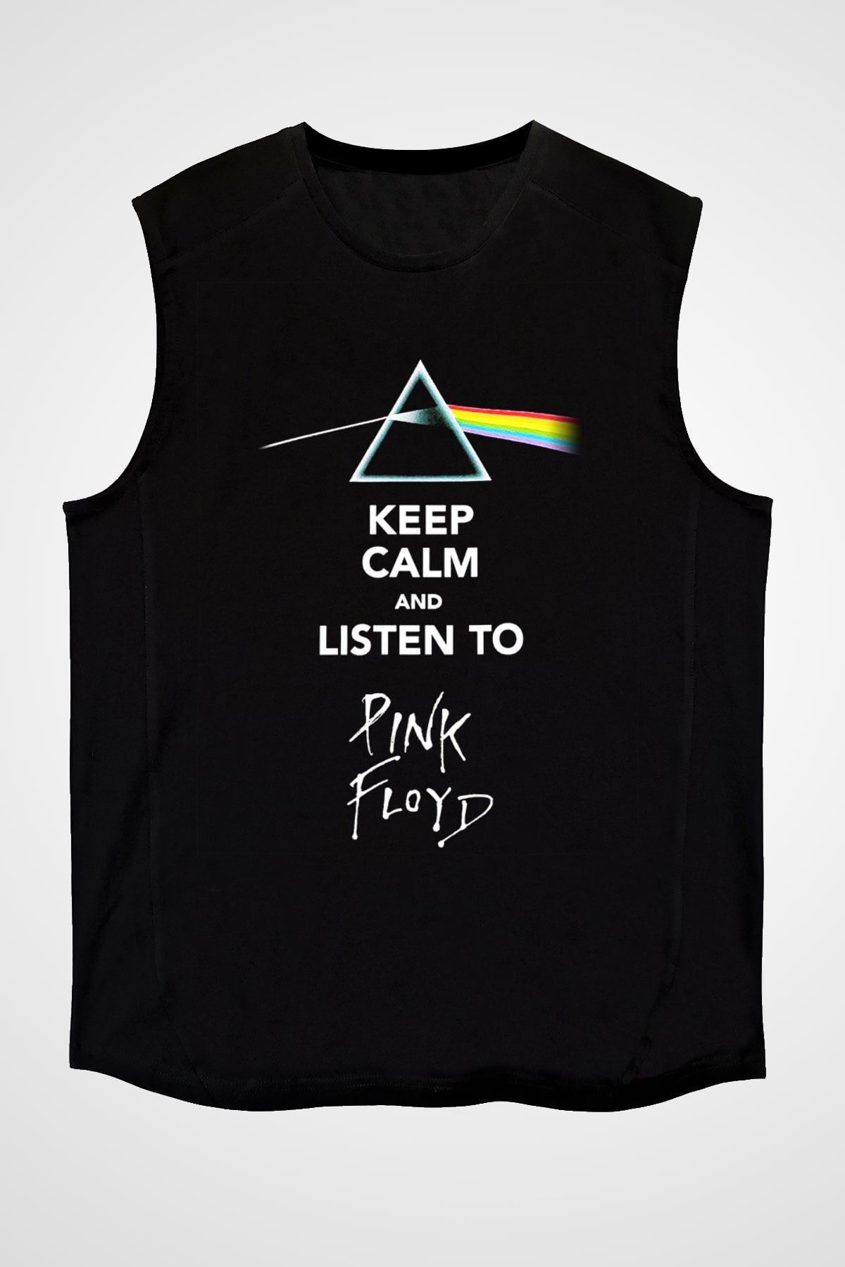 Pink Floyd Siyah Unisex Kolsuz Tişört