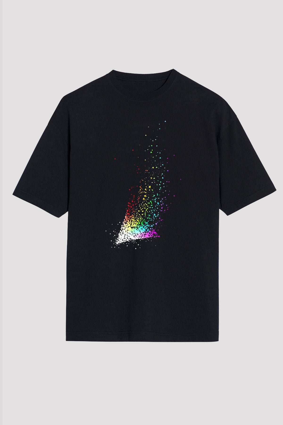 Pink Floyd Siyah Unisex Oversize Tişört T-Shirt