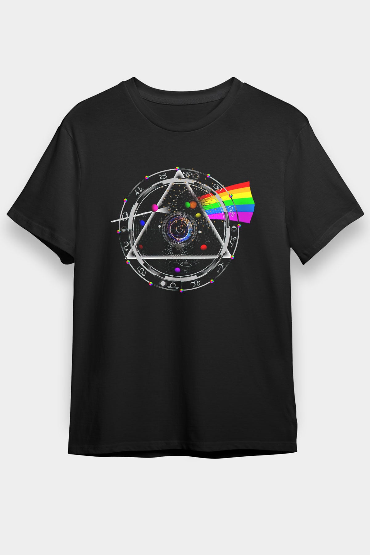 Pink Floyd Siyah Unisex Tişört T-Shirt - TişörtFabrikası