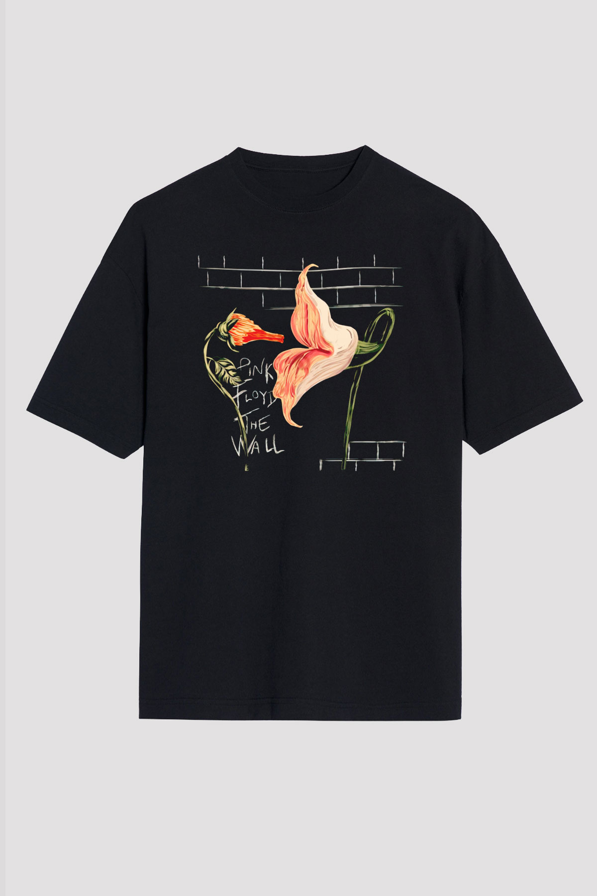 Pink Floyd Siyah Oversize Tişört Oversize T-shirt - TişörtFabrikası