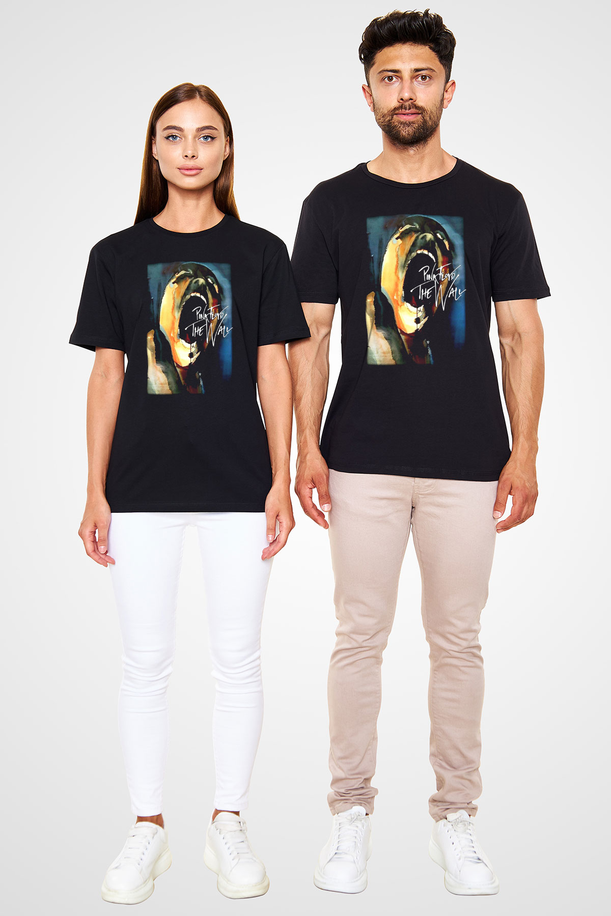 Pink Floyd Siyah Unisex Tişört T-Shirt - TişörtFabrikası