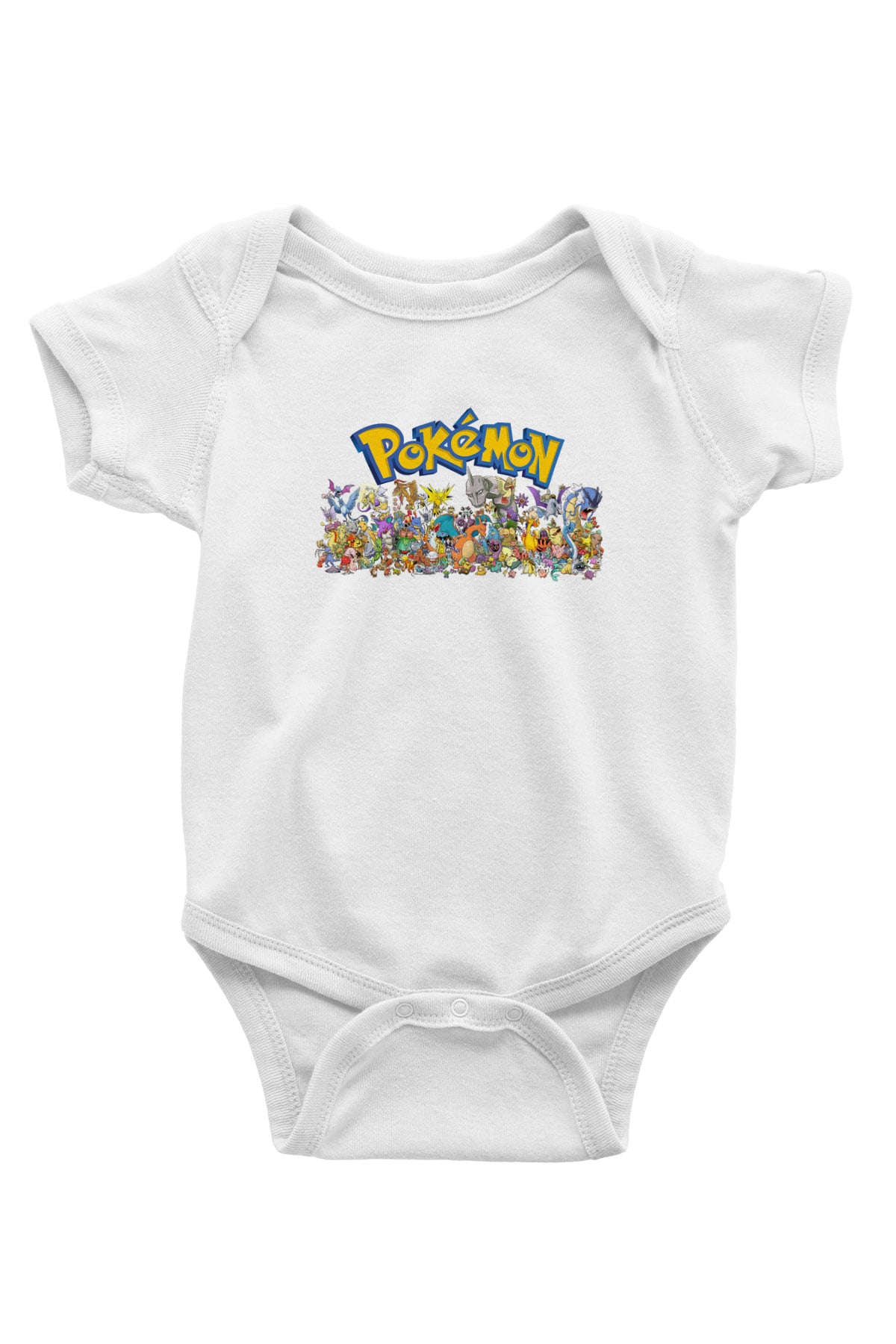 Pokemon Beyaz Bebek Body - Zıbın