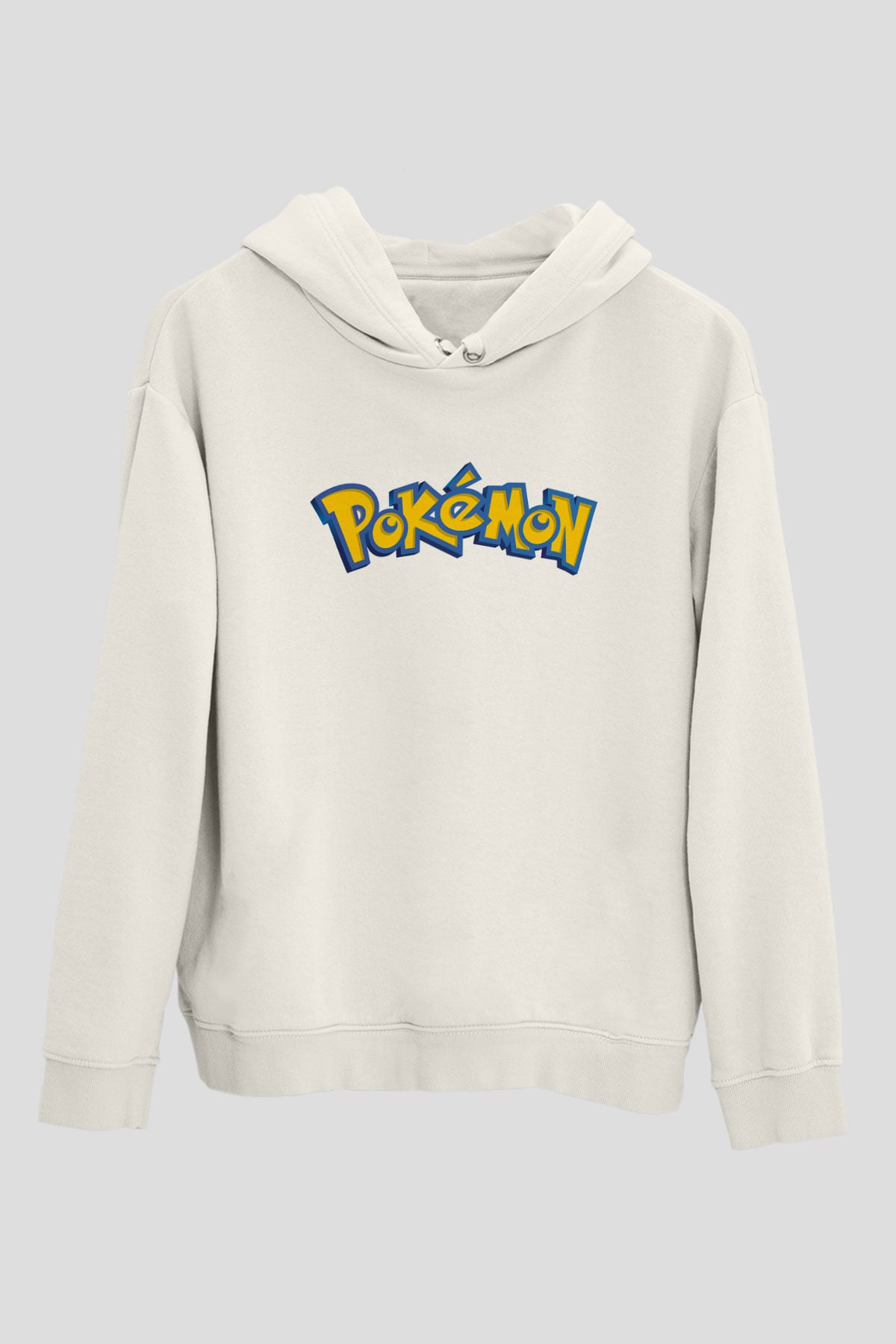 Pokemon Beyaz Unisex Hoodie