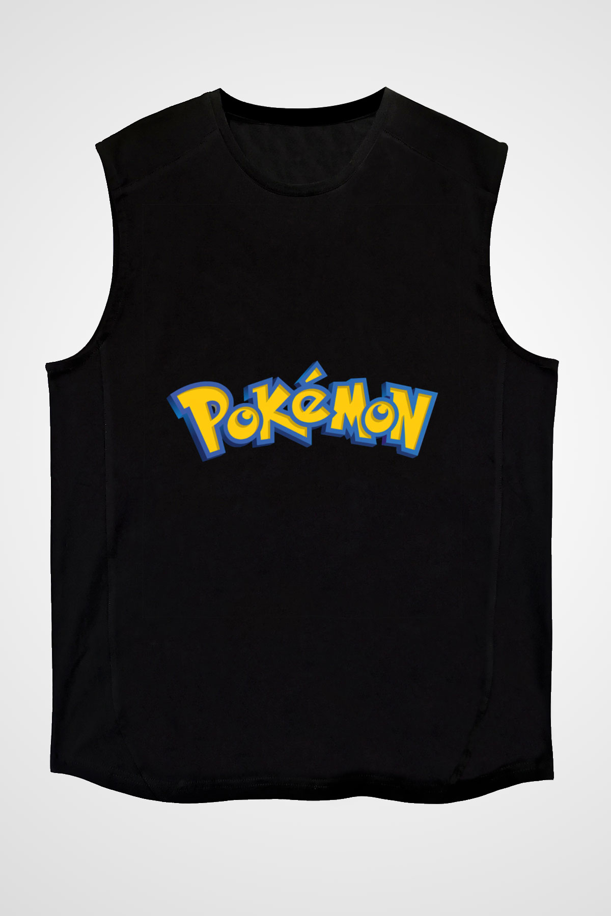 Pokemon Beyaz Unisex Kolsuz Tişört