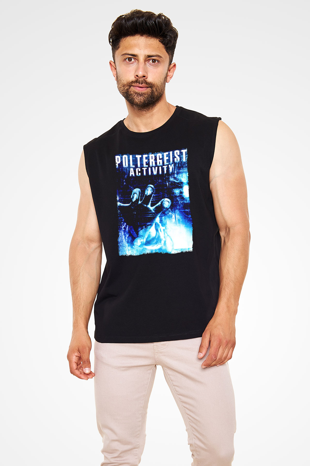 Poltergeist Siyah Unisex  Kolsuz Tişört