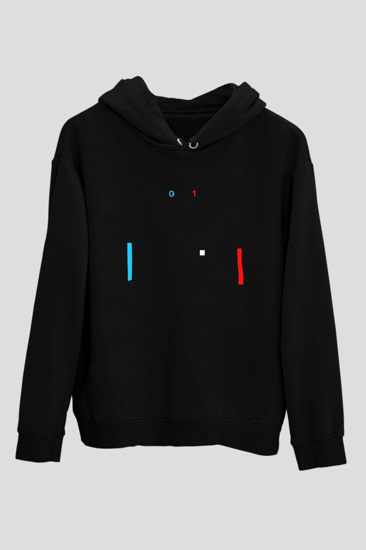 Pong Siyah Unisex Hoodie