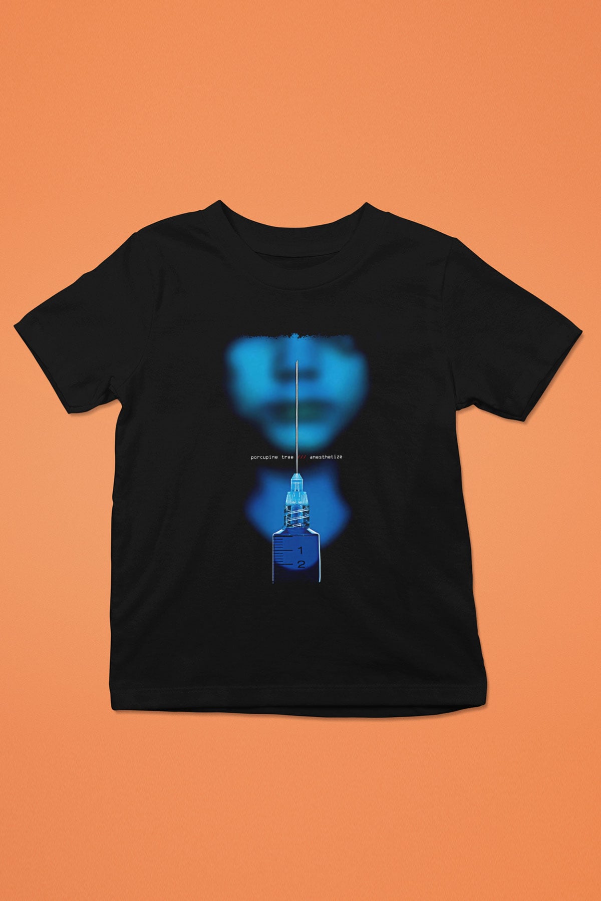 Porcupine Tree Baskılı Unisex Siyah Çocuk Tişört - Tshirt