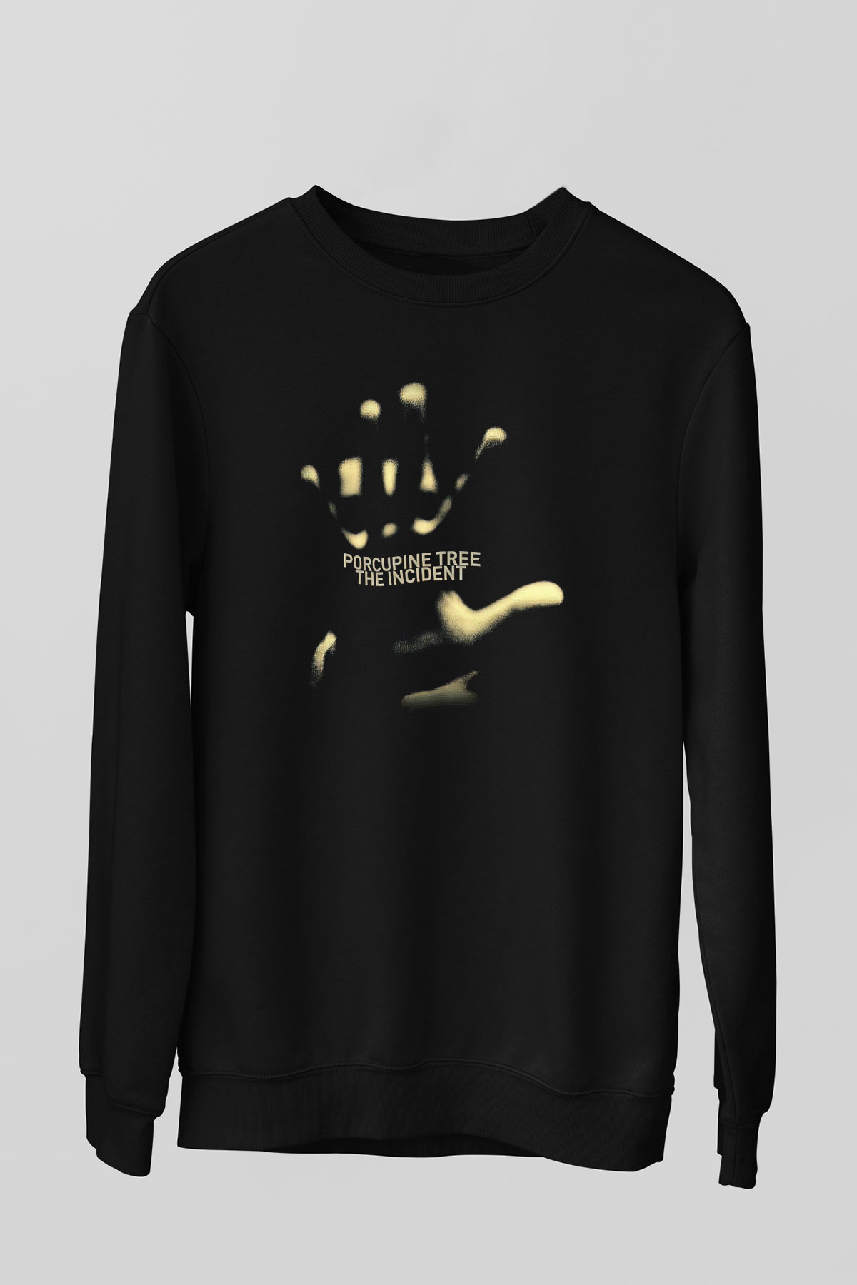 Porcupine Tree Baskılı Unisex Siyah Sweatshirt