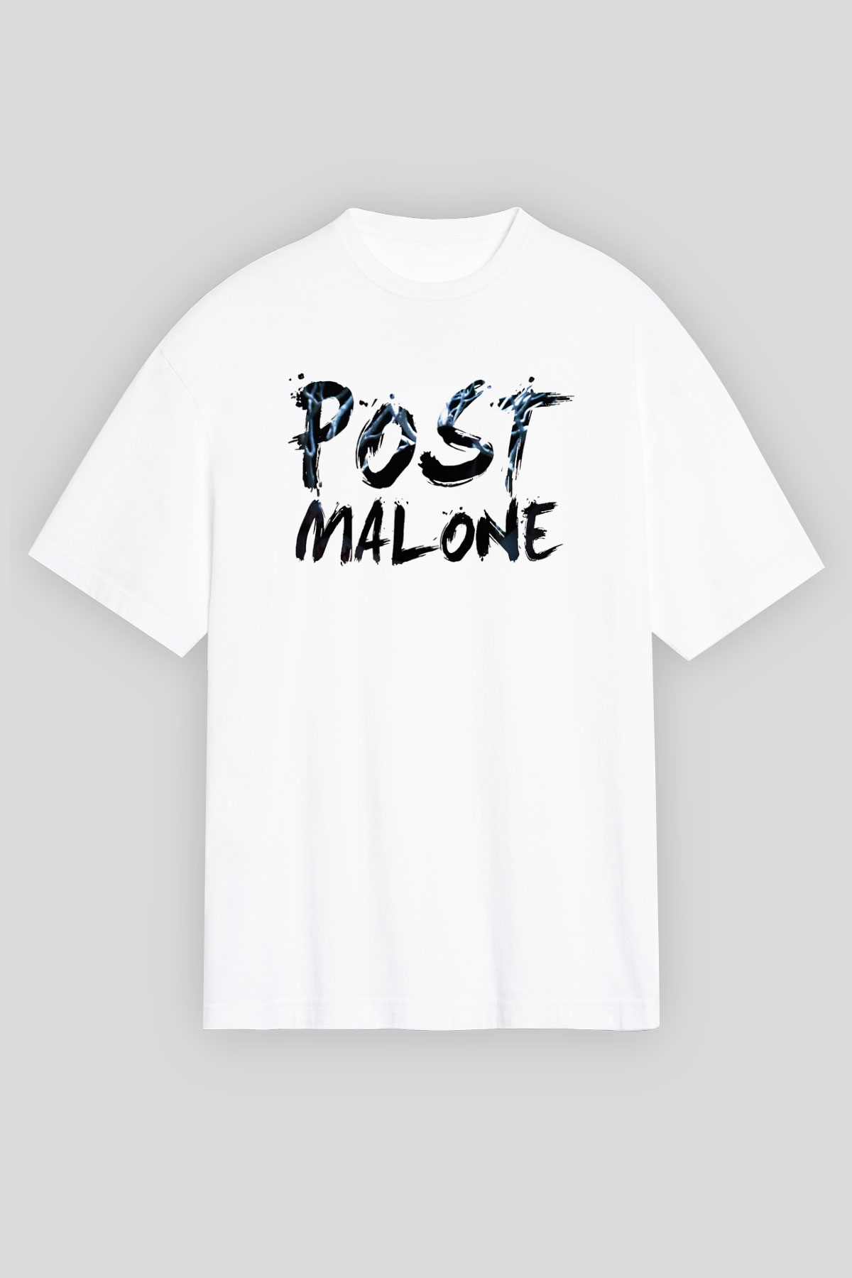 Post Malone Beyaz Unisex Oversize Tişört T-Shirt