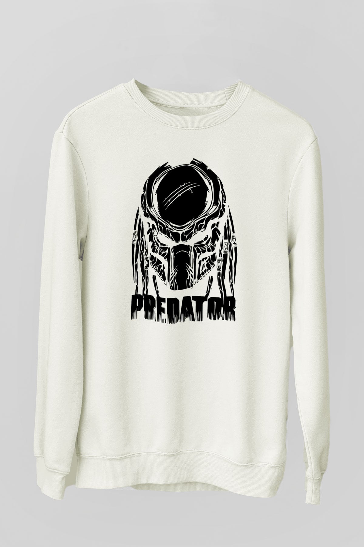 Predator Beyaz Unisex Sweatshirt