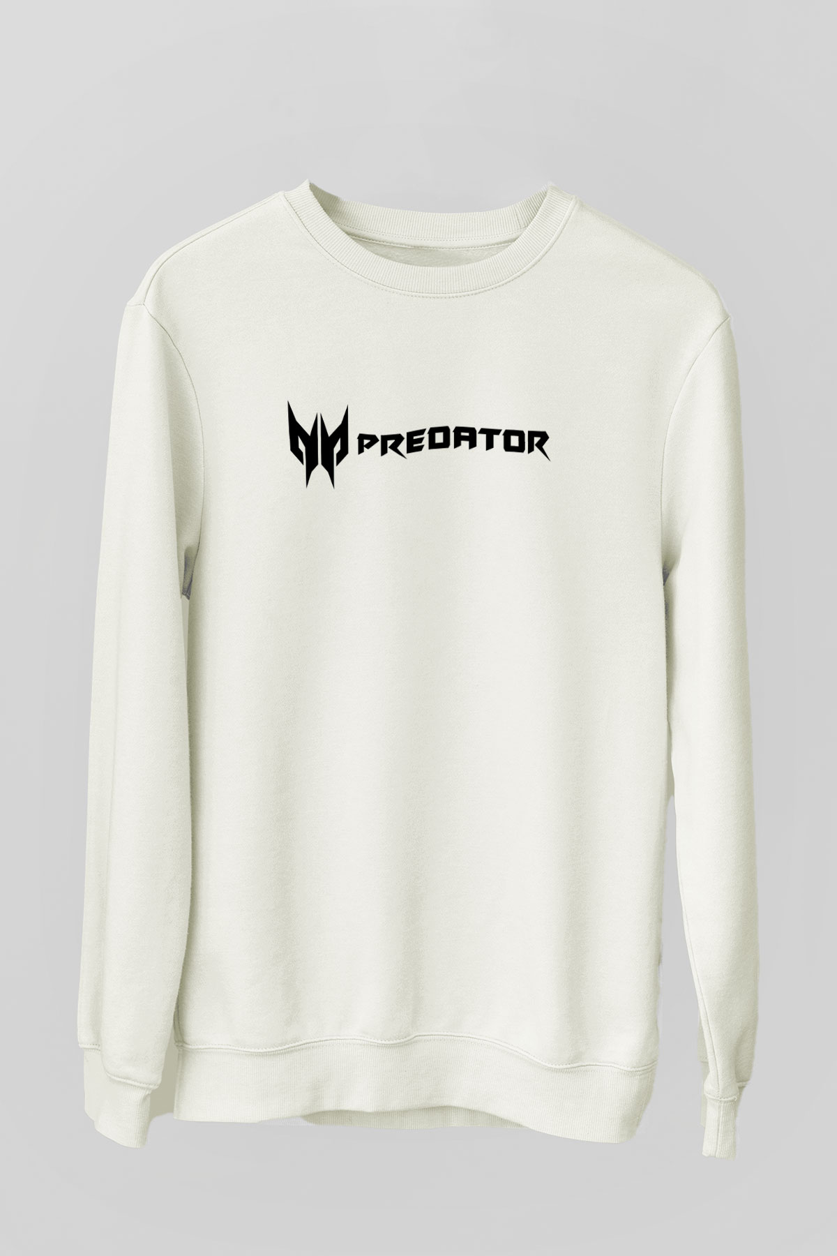 Predator Beyaz Unisex Sweatshirt