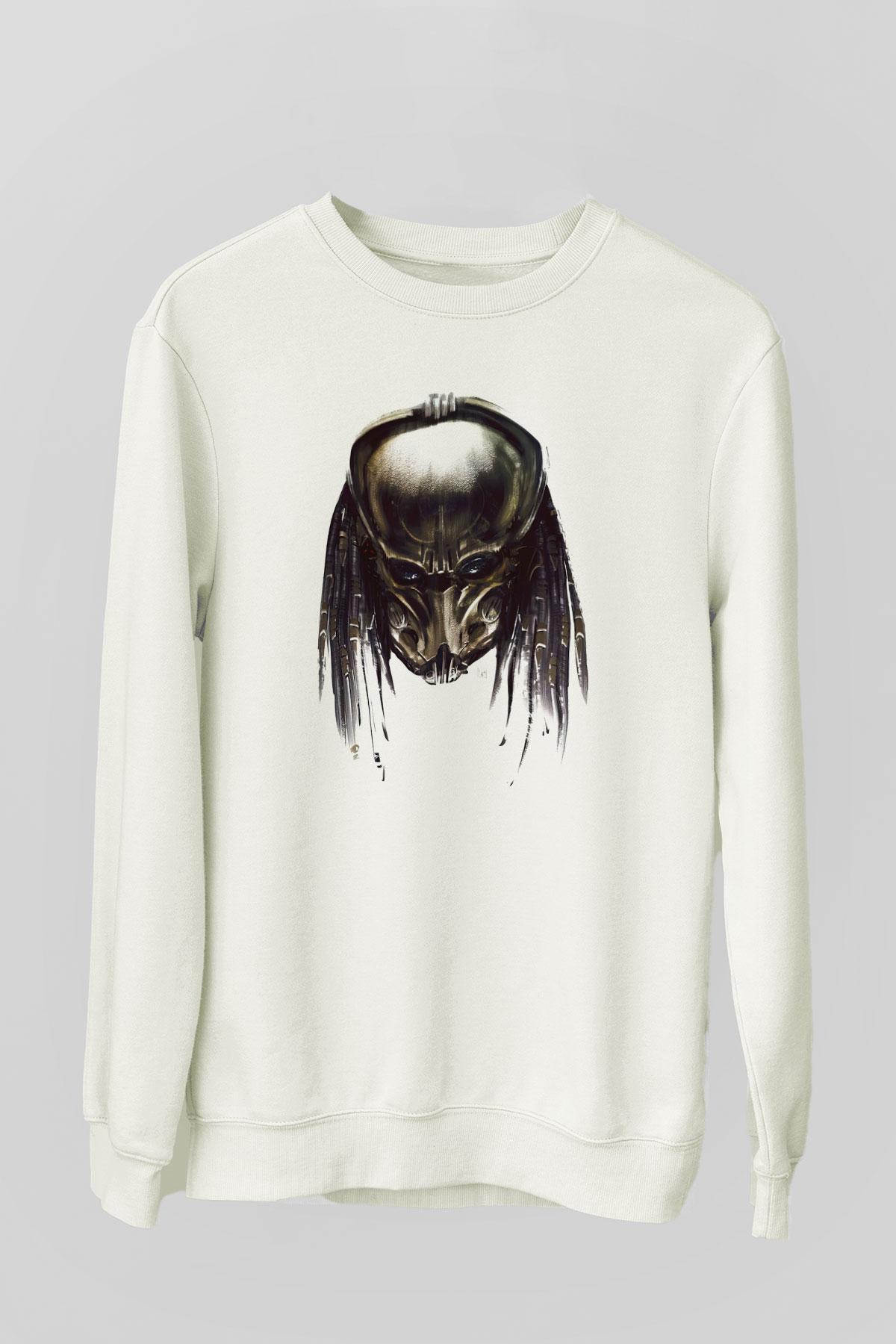 Predator Beyaz Unisex Sweatshirt