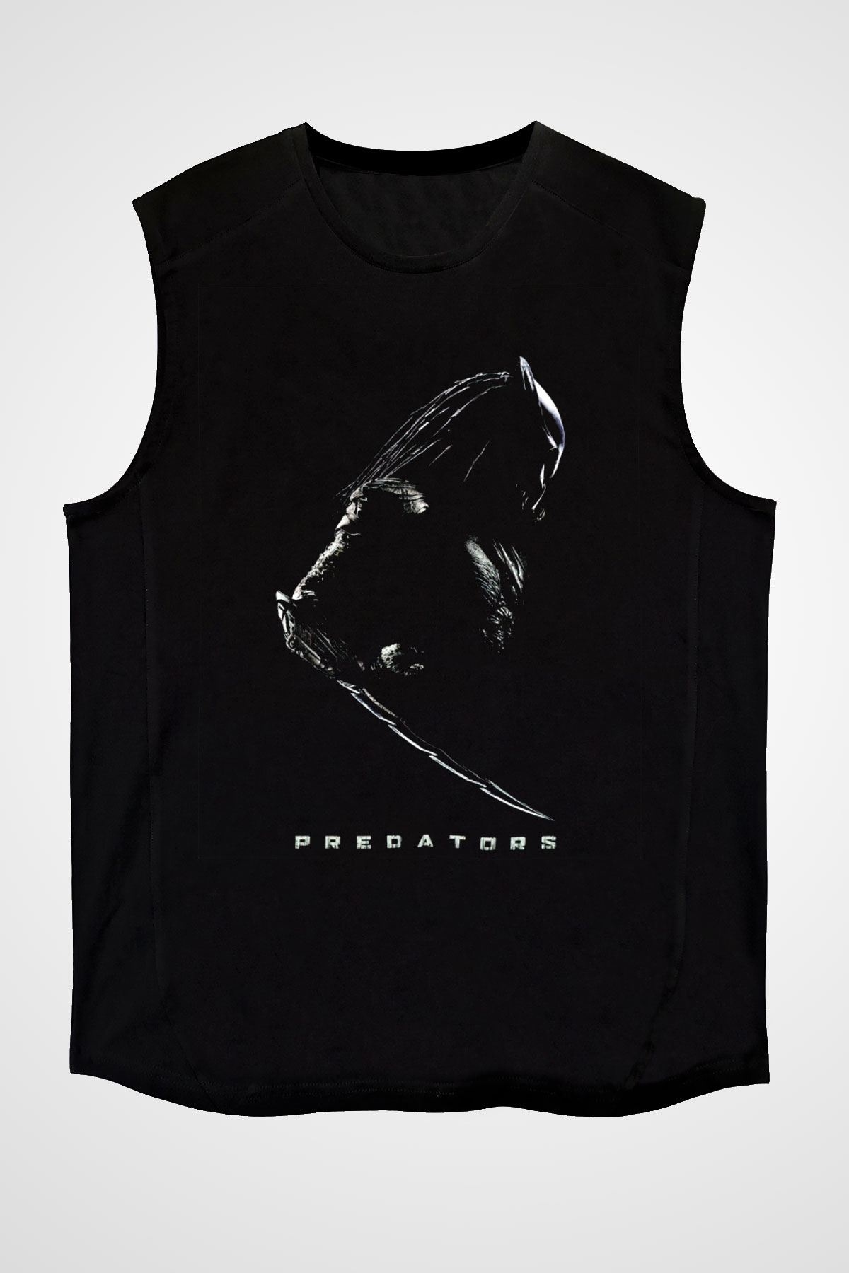 Predator Siyah Unisex Kolsuz Tişört