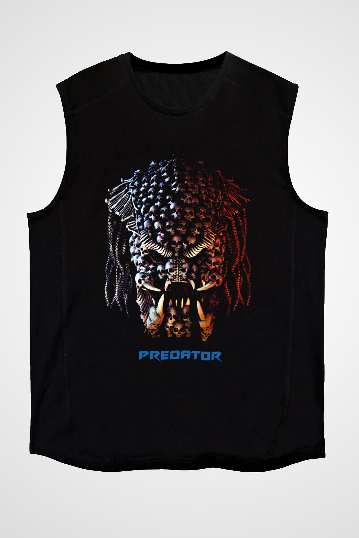 Predator Siyah Unisex Kolsuz Tişört