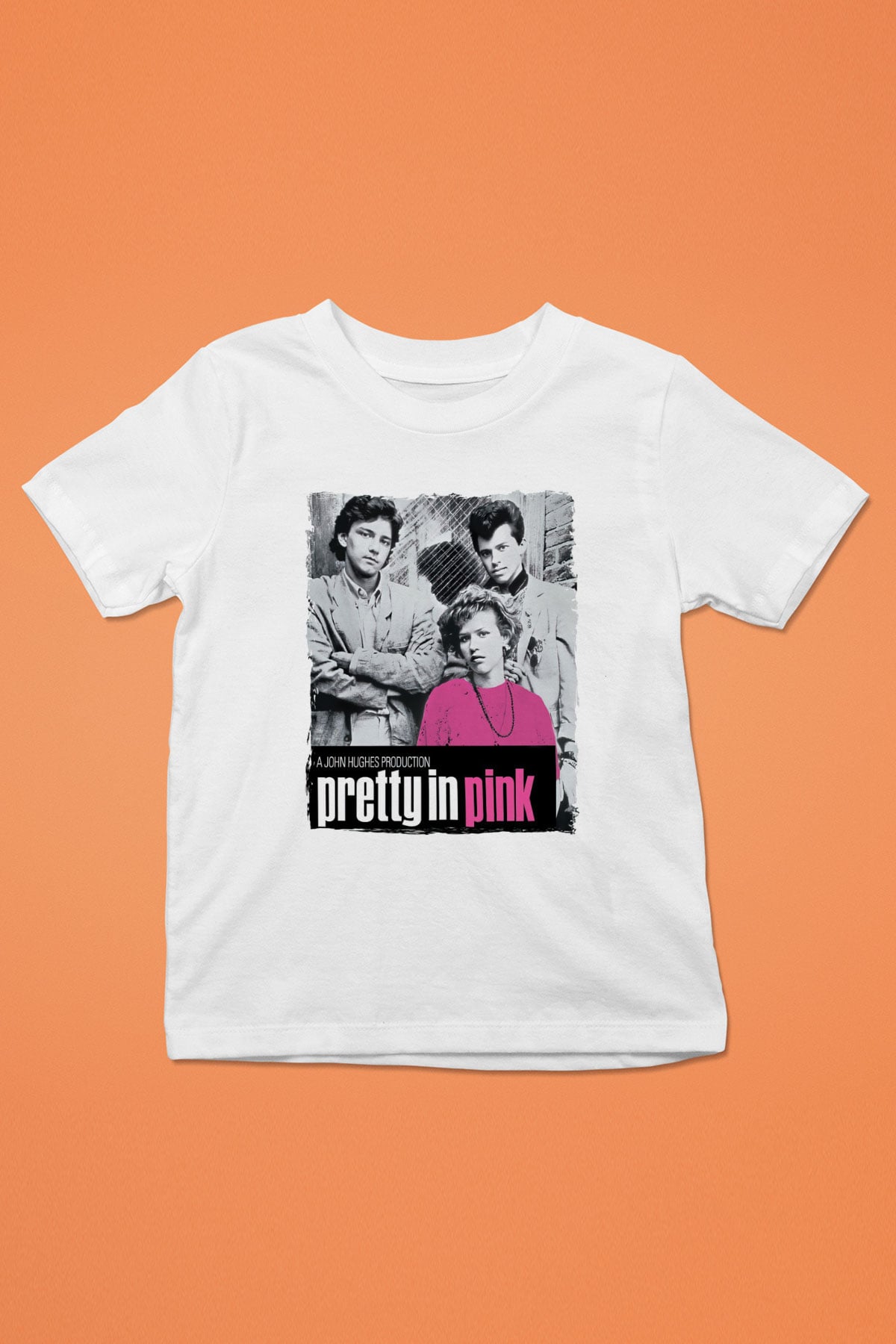 Pretty in Pink Beyaz Unisex  Çocuk Tişört