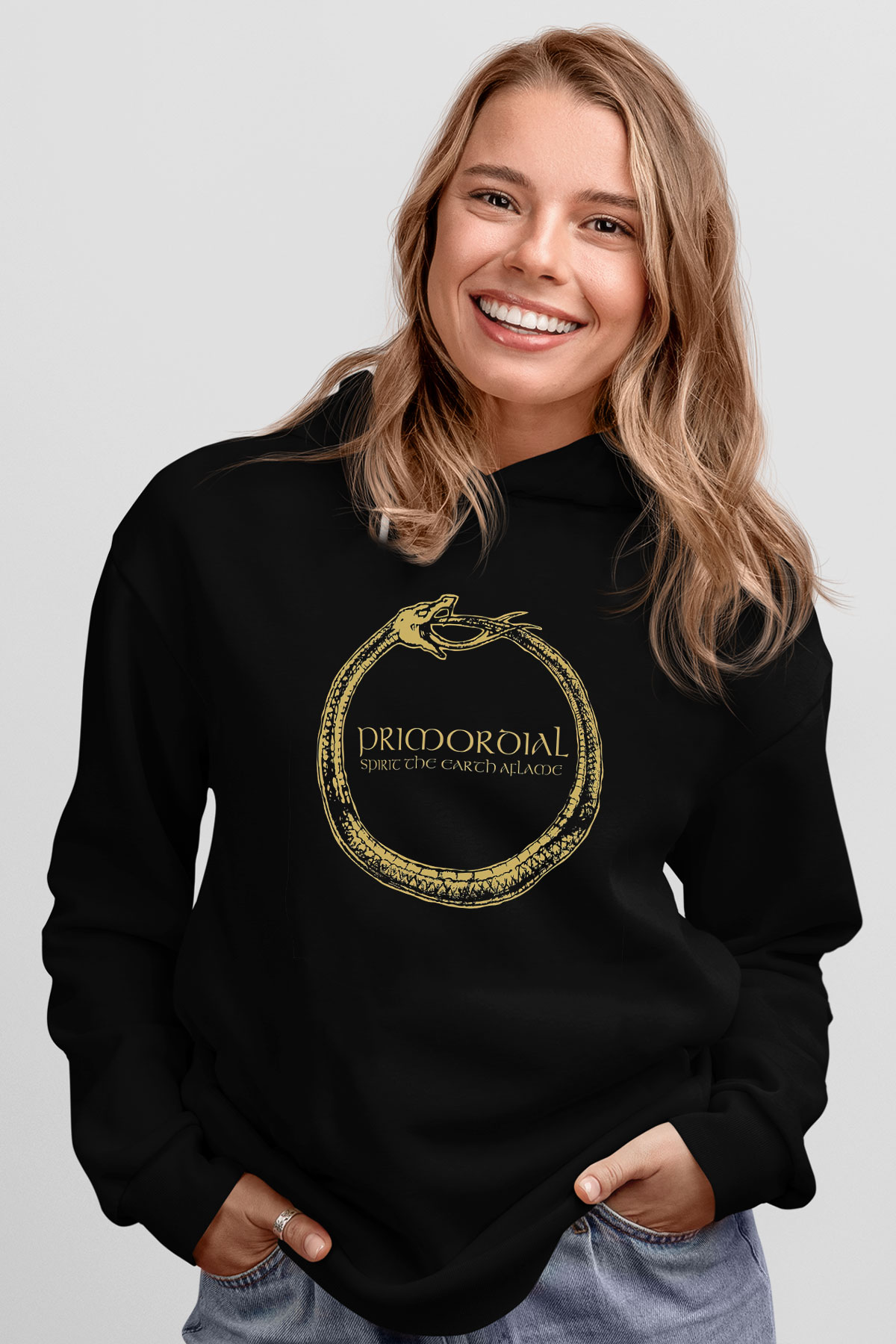 Primordial Siyah Unisex Hoodie