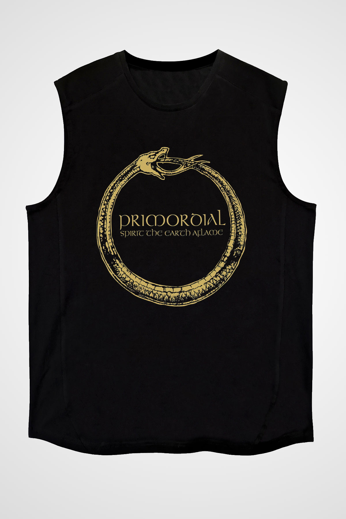 Primordial Siyah Unisex Kolsuz Tişört