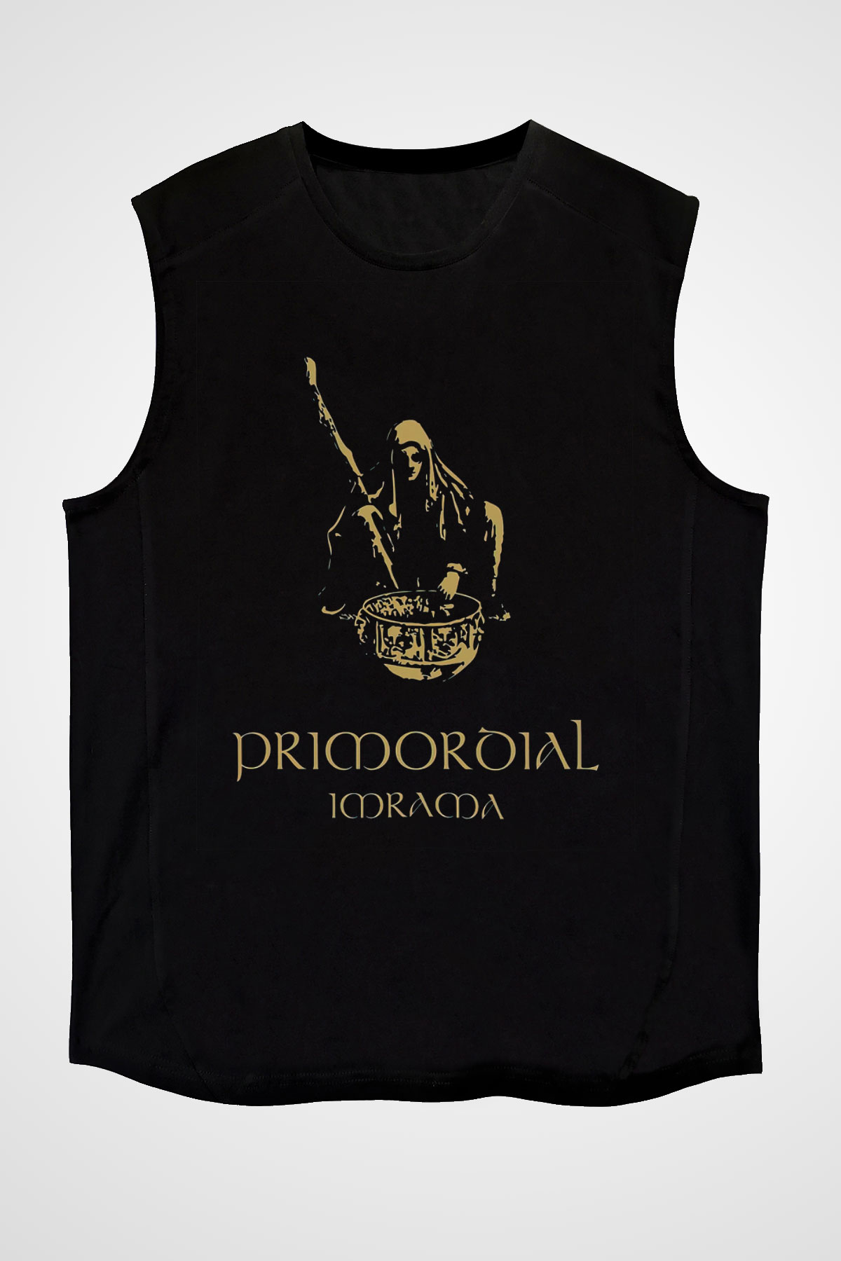 Primordial Siyah Unisex Kolsuz Tişört