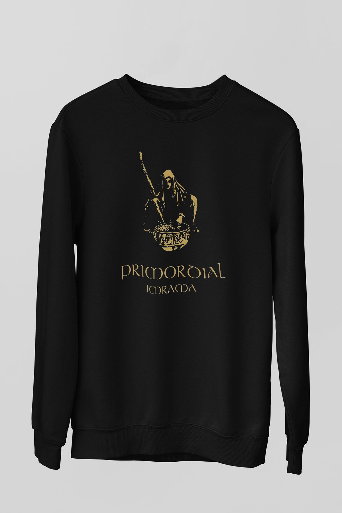 Primordial Siyah Unisex Sweatshirt