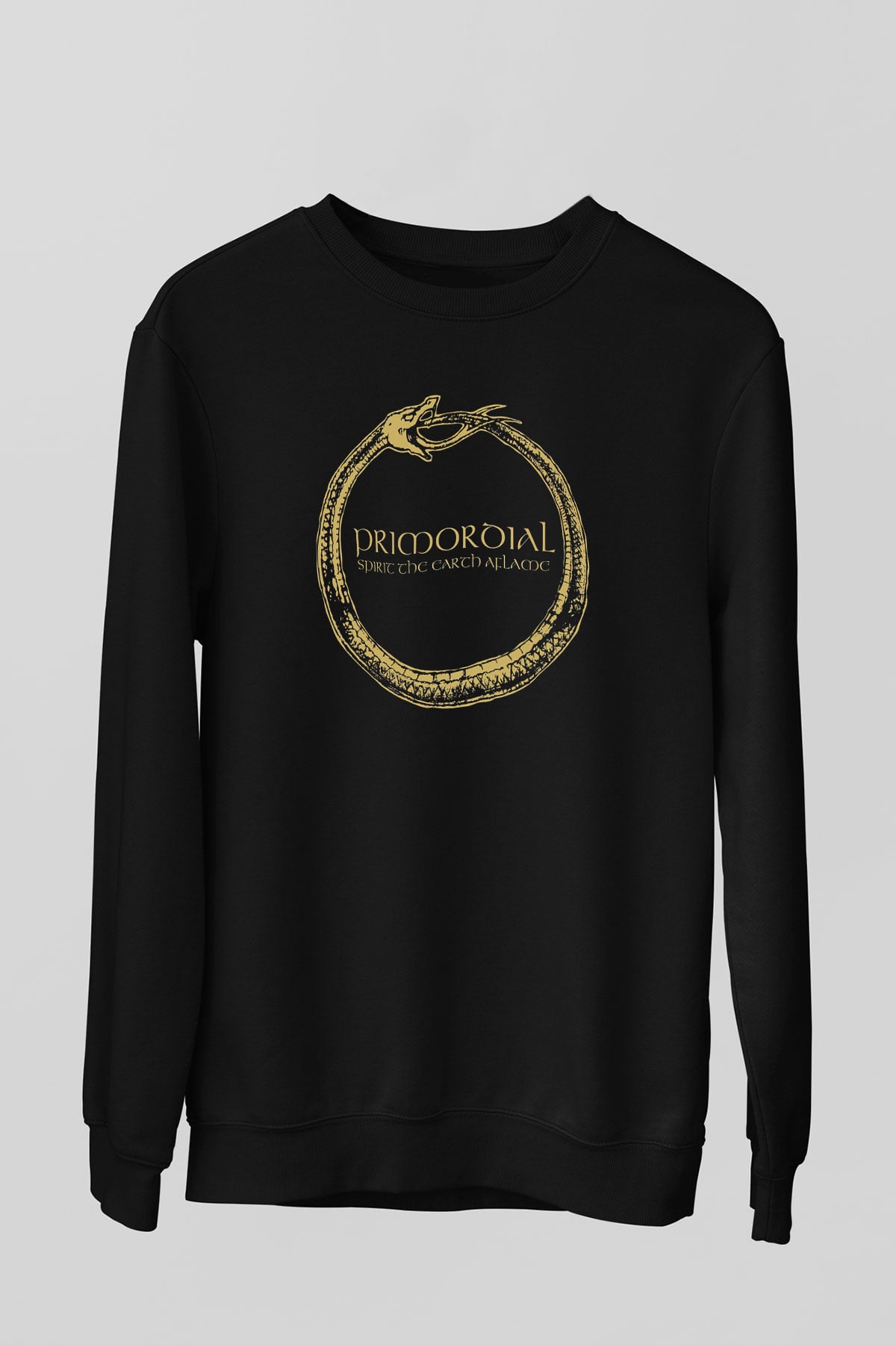 Primordial Siyah Unisex Sweatshirt