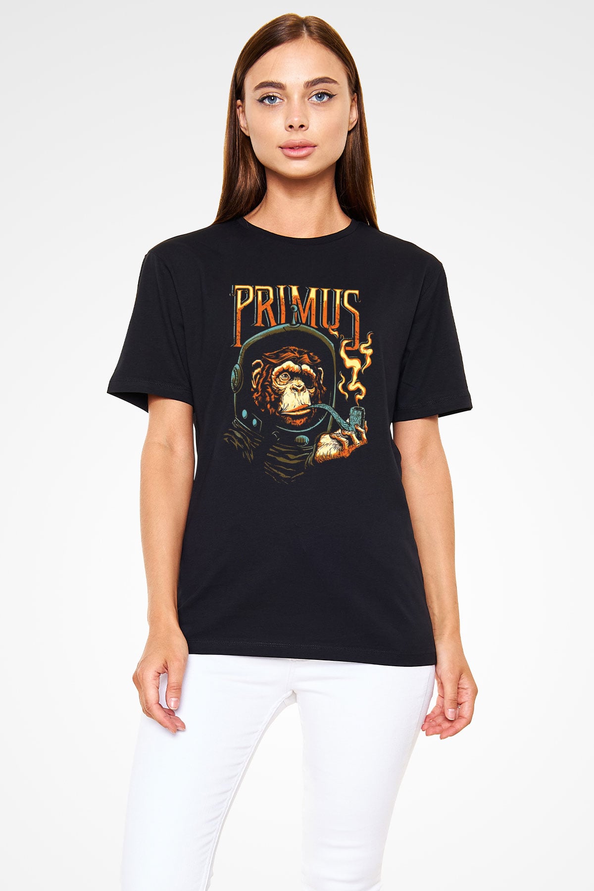 Primus Siyah Unisex Tişört T-Shirt - TişörtFabrikası