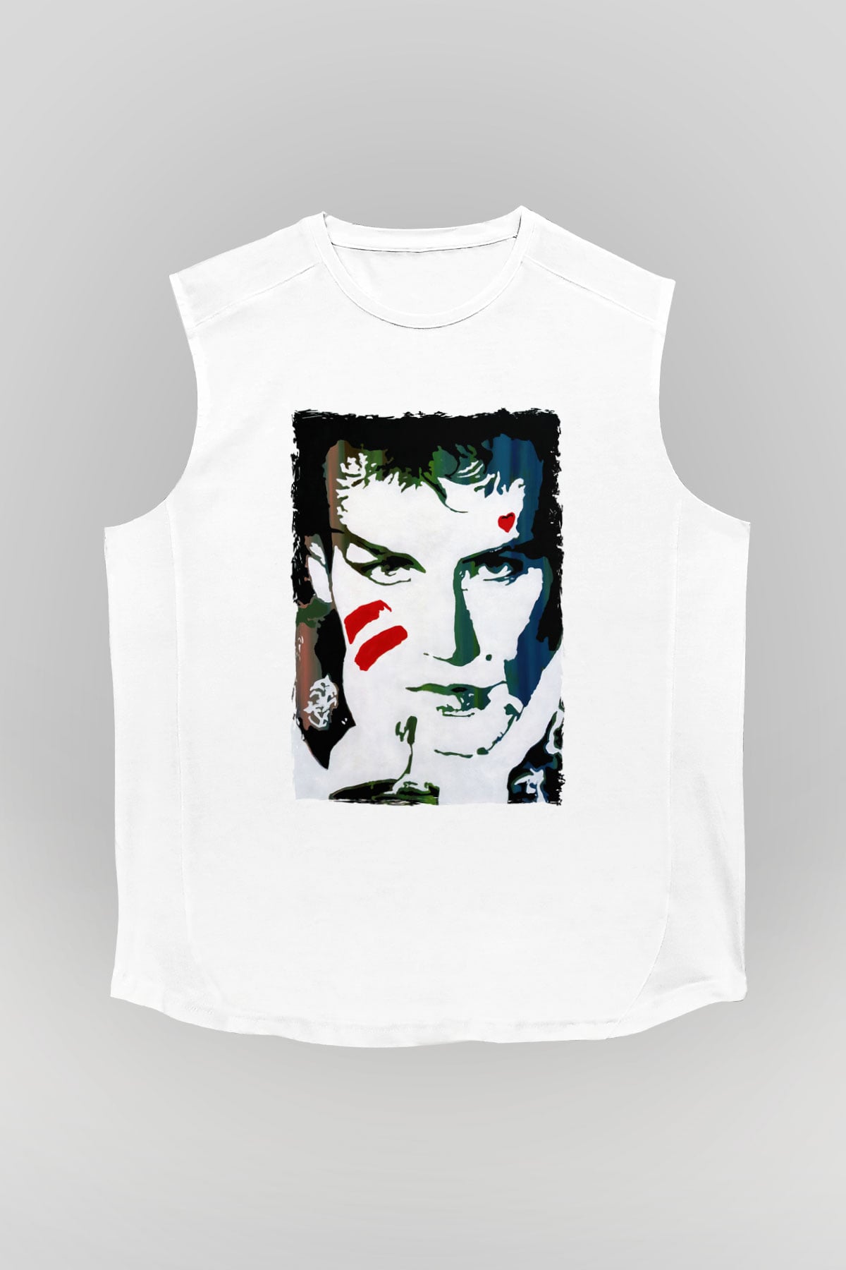 Prince Beyaz Unisex Kolsuz Tişört