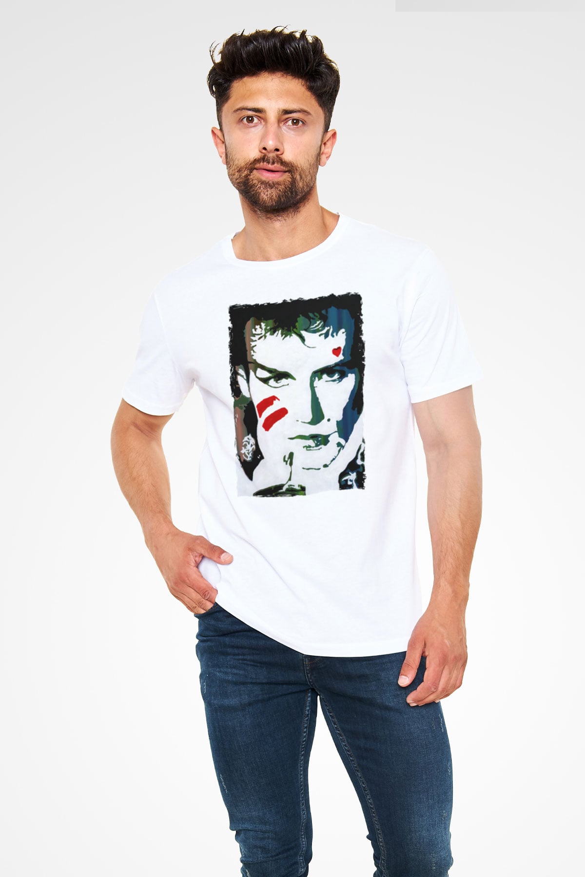 Prince Beyaz Unisex Tişört T-Shirt - TişörtFabrikası
