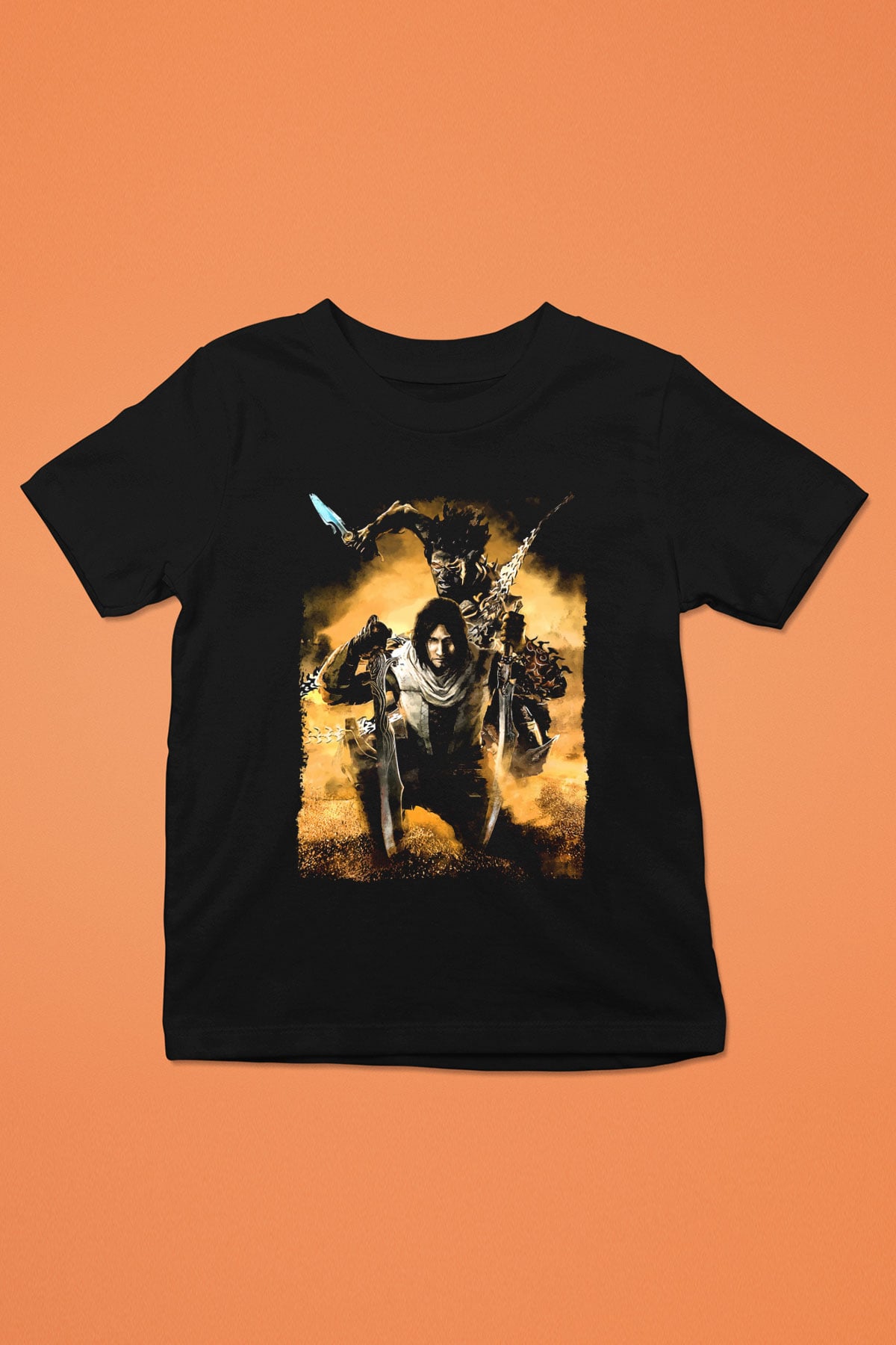 Prince Of Persia Siyah Unisex Çocuk Tişört
