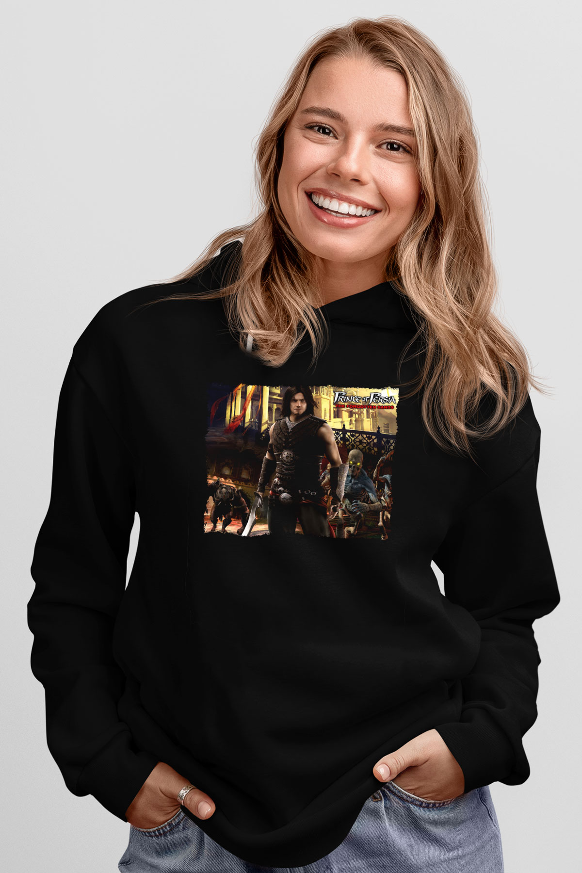 Prince Of Persia Siyah Unisex Hoodie
