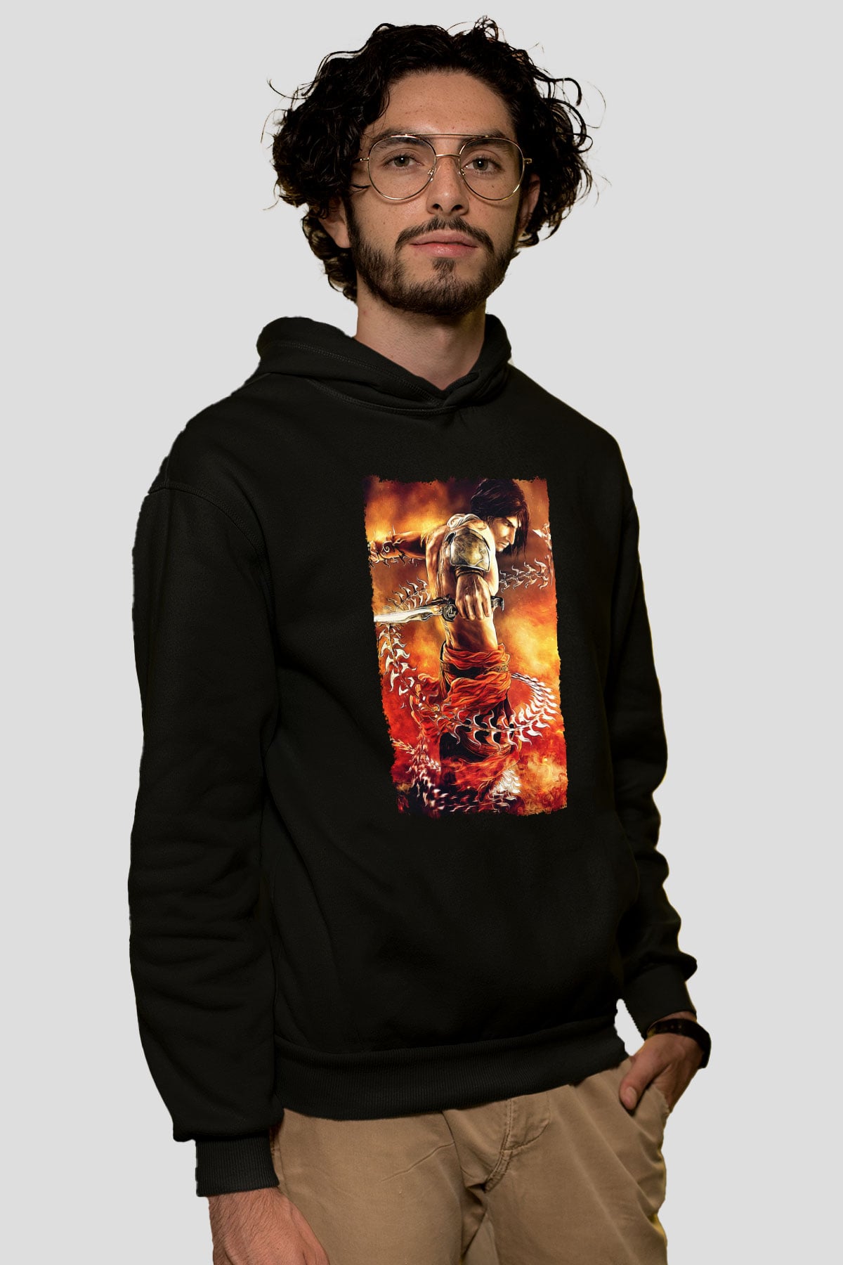 Prince Of Persia Siyah Unisex Hoodie