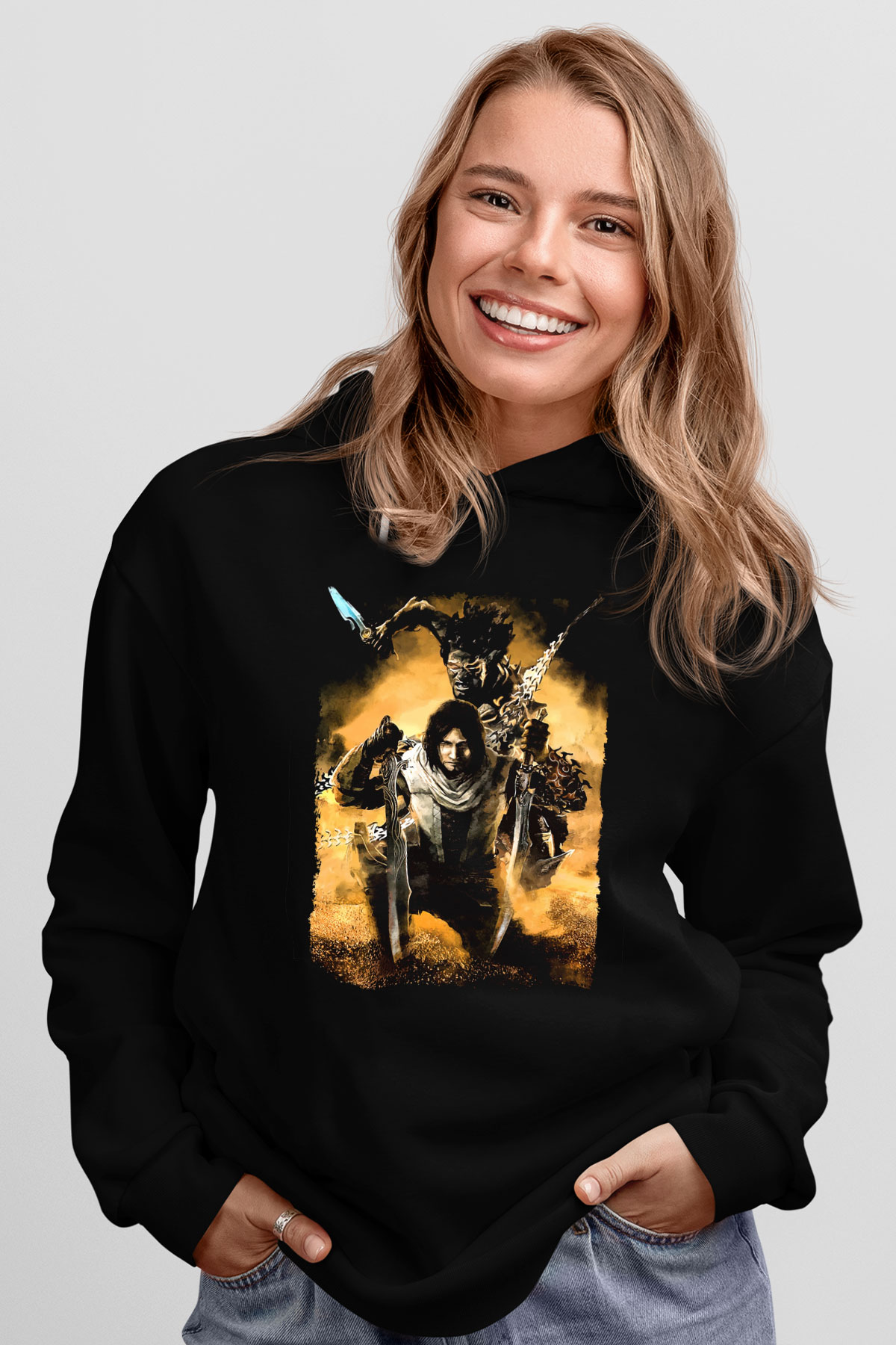 Prince Of Persia Siyah Unisex Hoodie