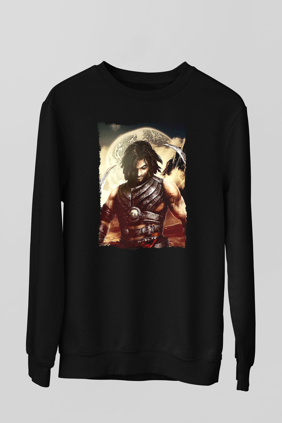 Prince Of Persia Siyah Unisex Sweatshirt