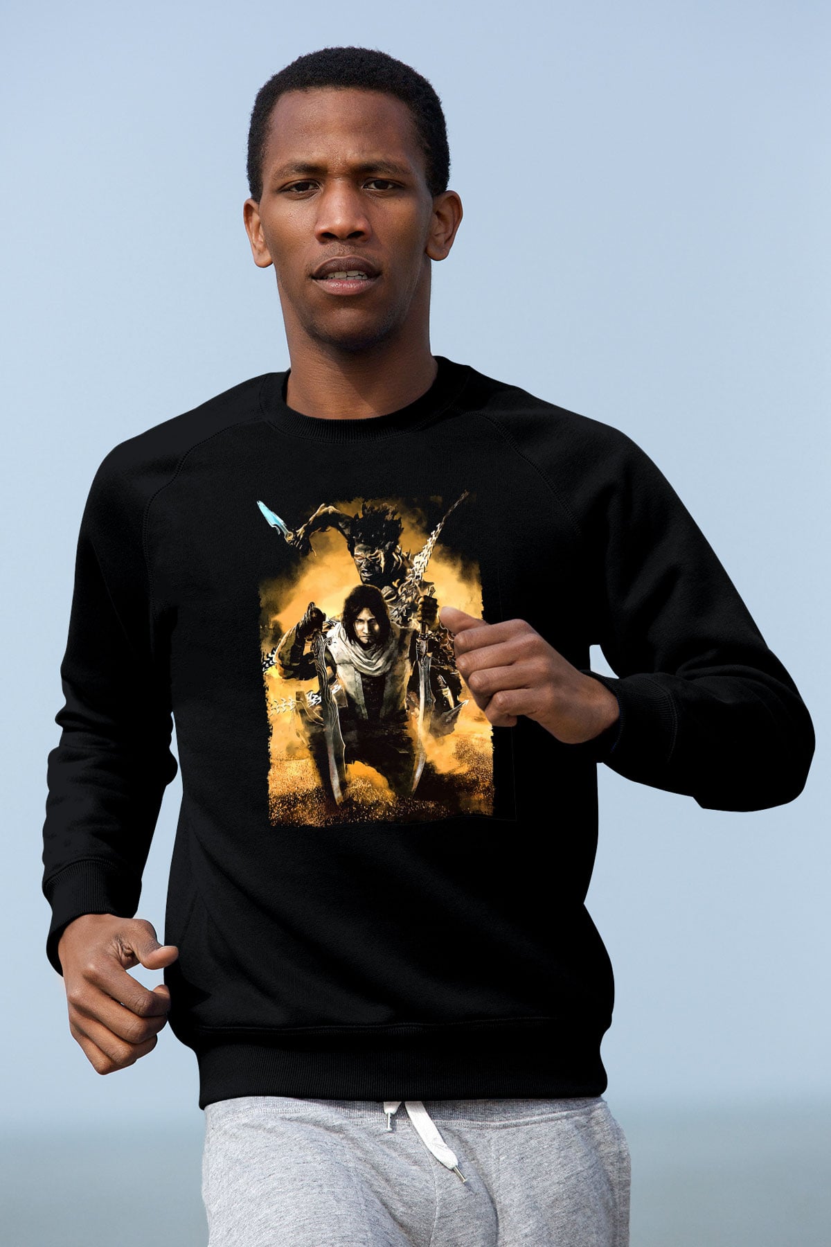 Prince Of Persia Siyah Unisex Sweatshirt