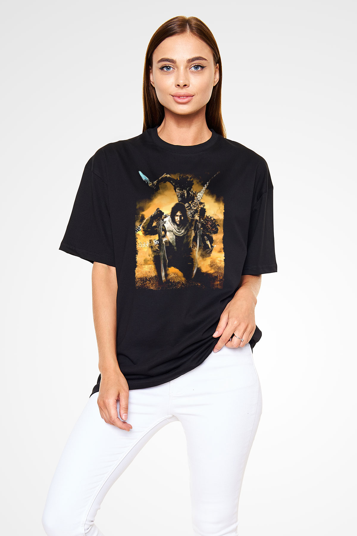 Prince Of Persia Siyah Oversize Tişört Oversize T-shirt