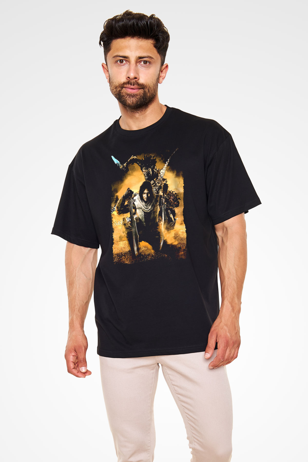 Prince Of Persia Siyah Oversize Tişört Oversize T-shirt