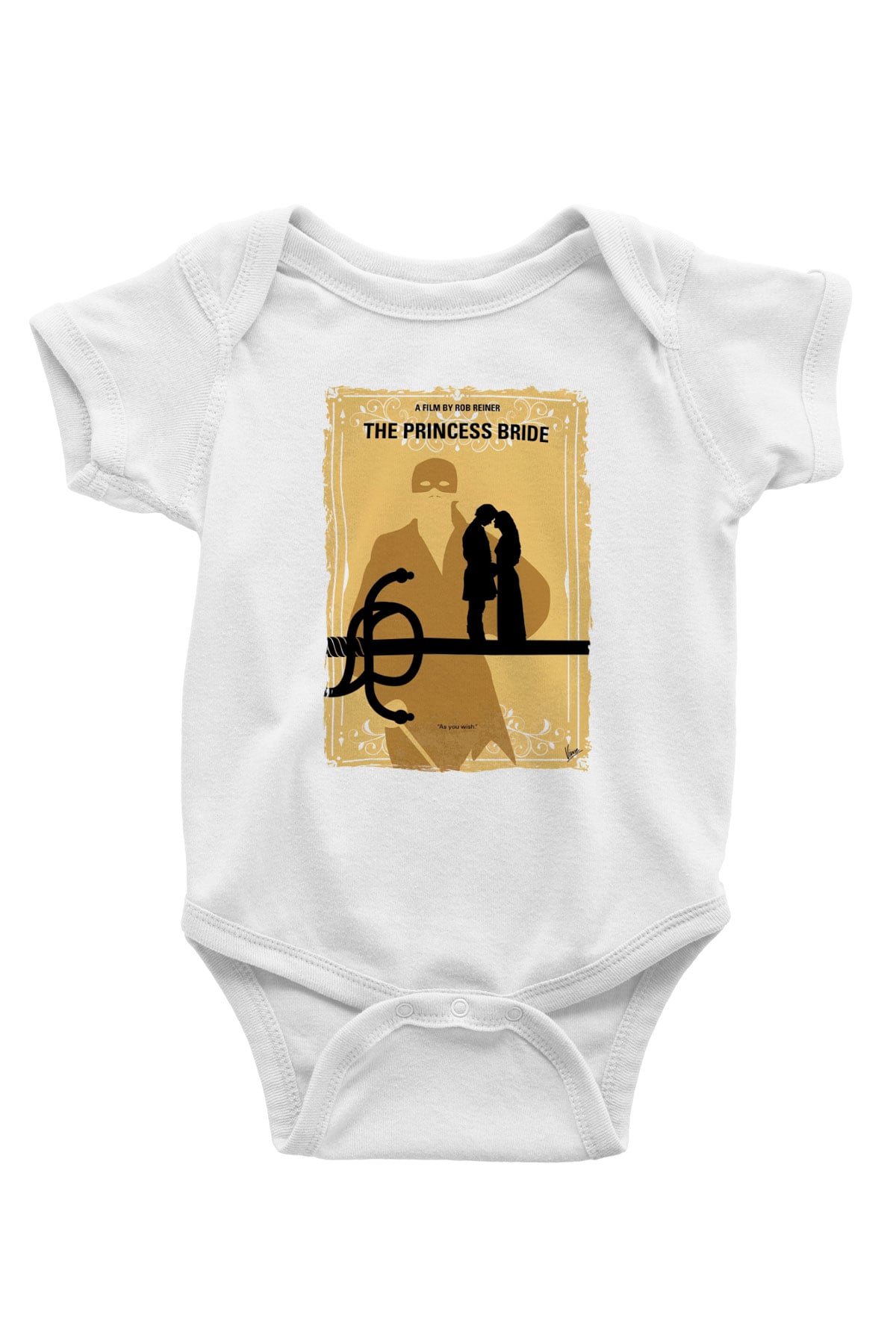 Princess Bride Beyaz Bebek Body - Zıbın