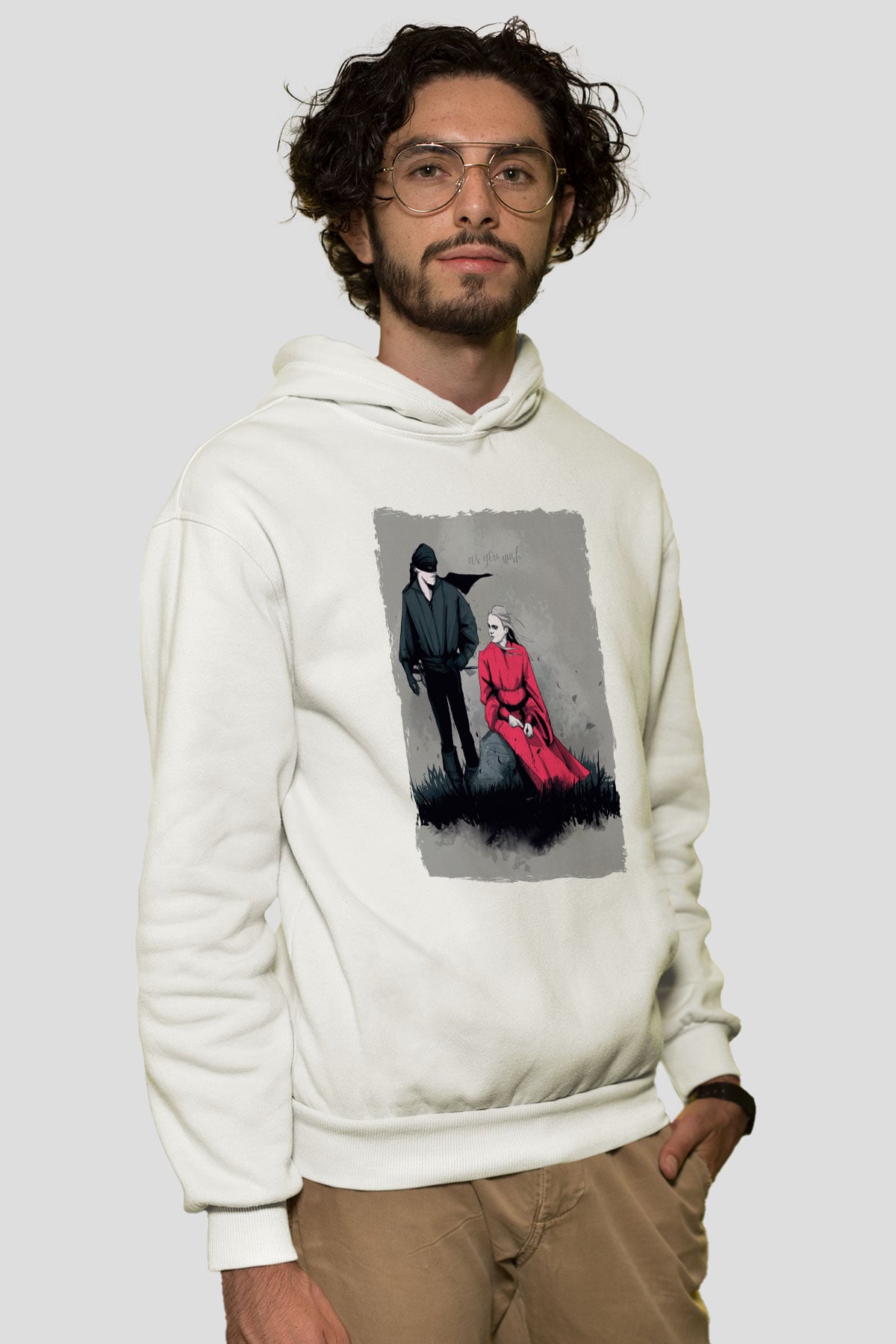 Princess Bride Beyaz Unisex Hoodie